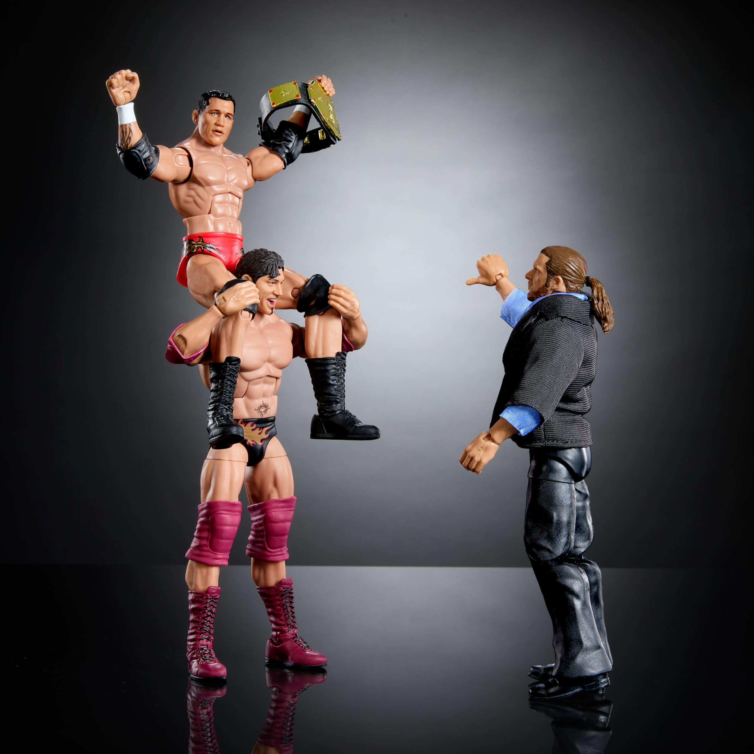 Mattel WWE Elite Evolution 3-Pack Action Figures & Accessories