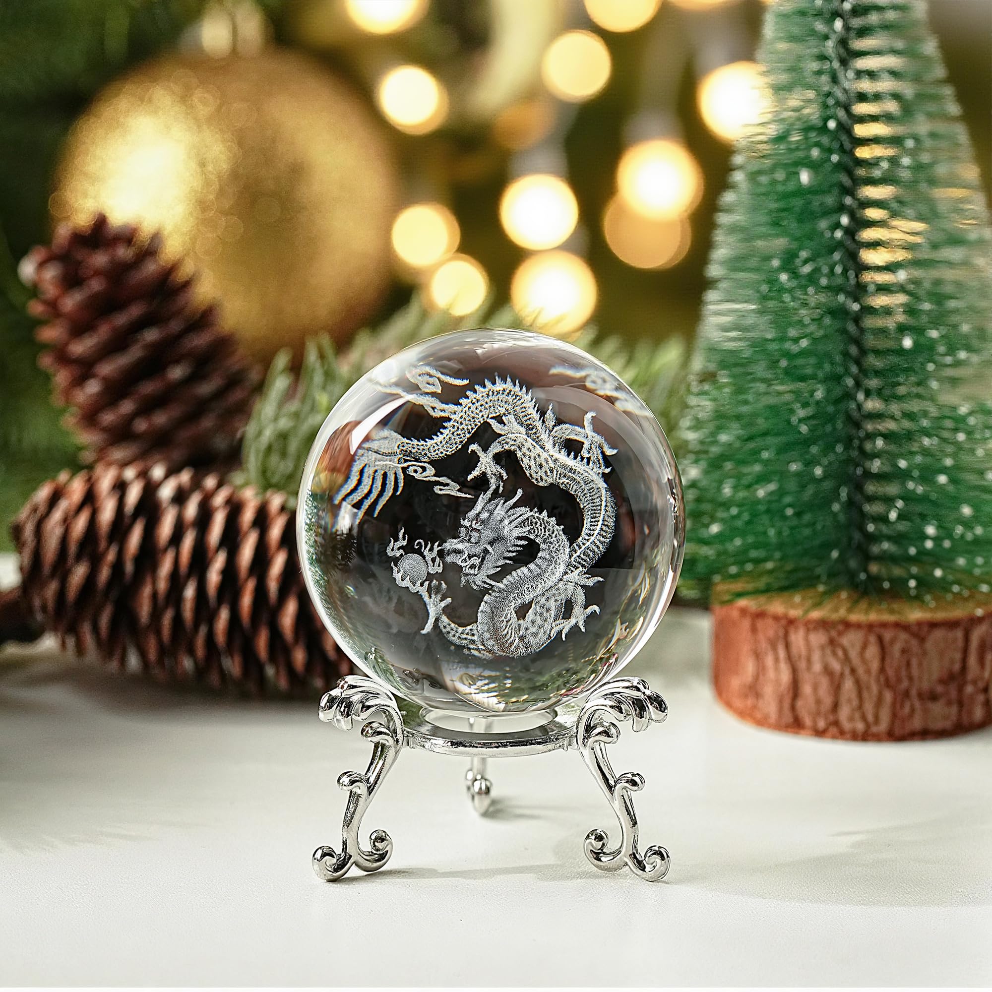 Amazon.co.jp: HDCRYSTALGIFTS クリスタル 2.4インチ (60mm) 中国の