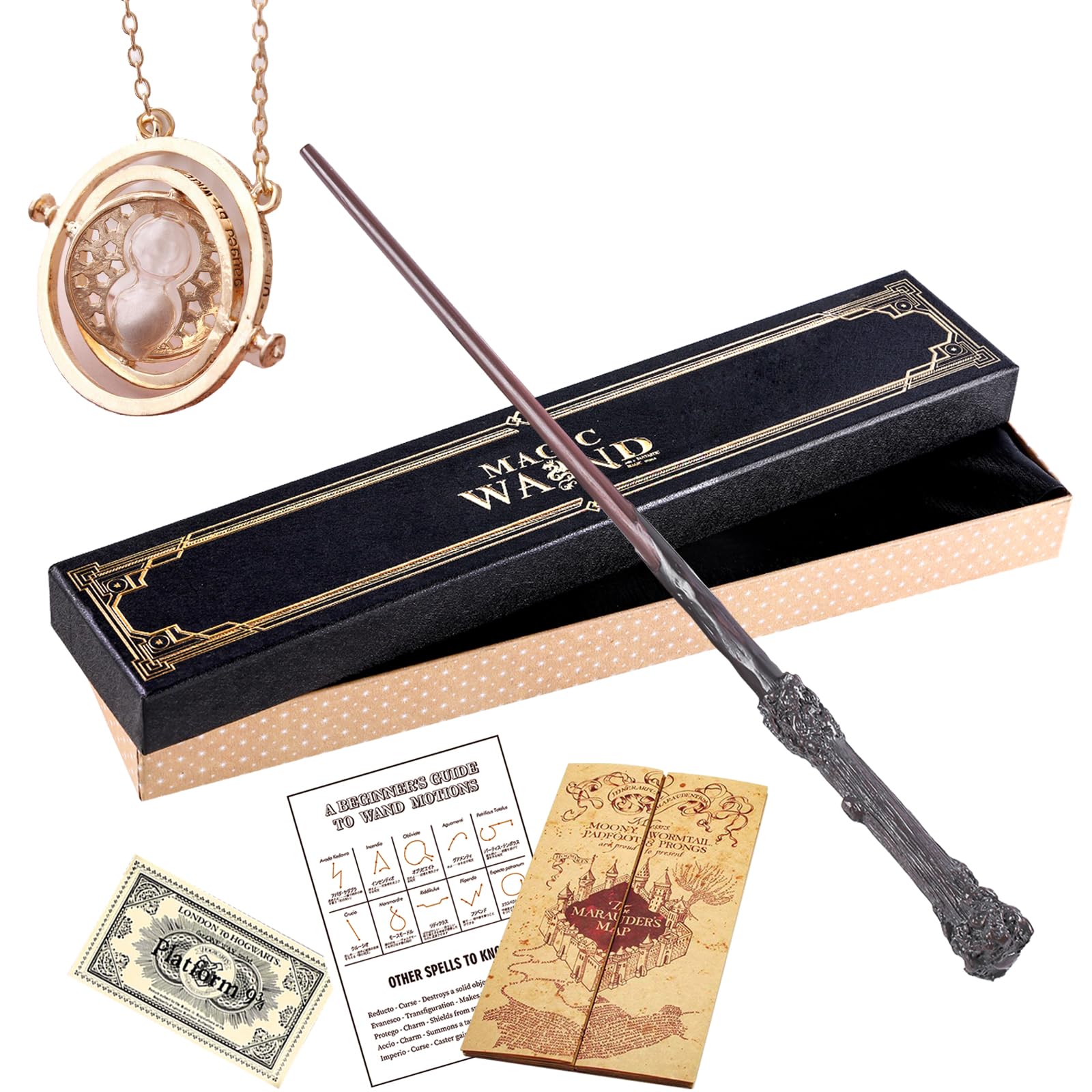 Amazon | MUMAREN ハリーポッター 杖 魔法の杖 魔法学校風 小道具