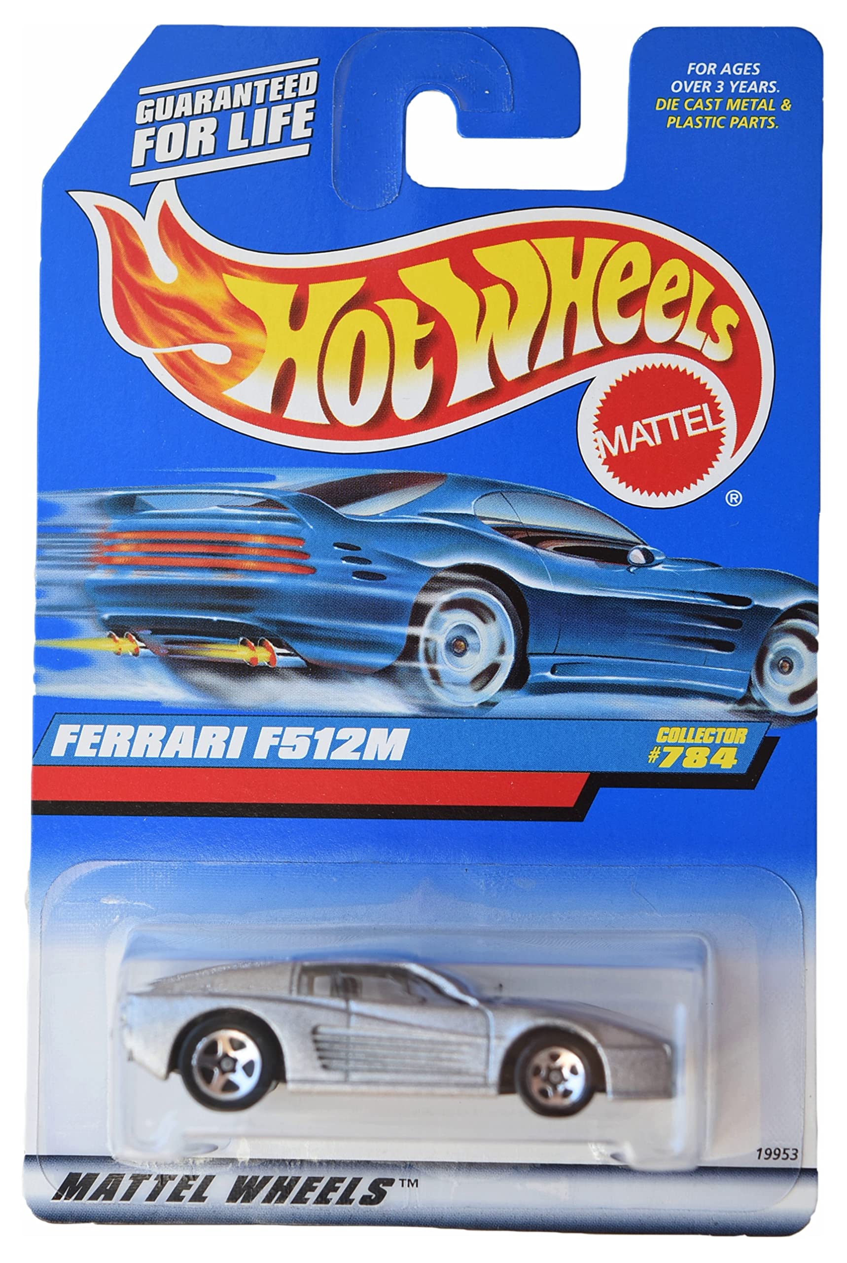 Amazon.com: Hot Wheels Ferrari F512M, [Silver] #784 5 Spoke : Toys
