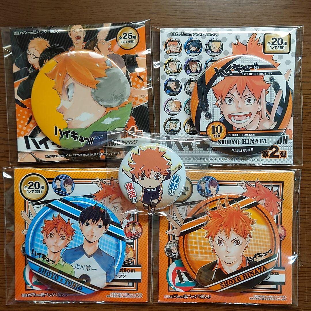 ハイキュー カラパレ バッジ 掃除 100点 日向翔陽 ハイキューカラパレ