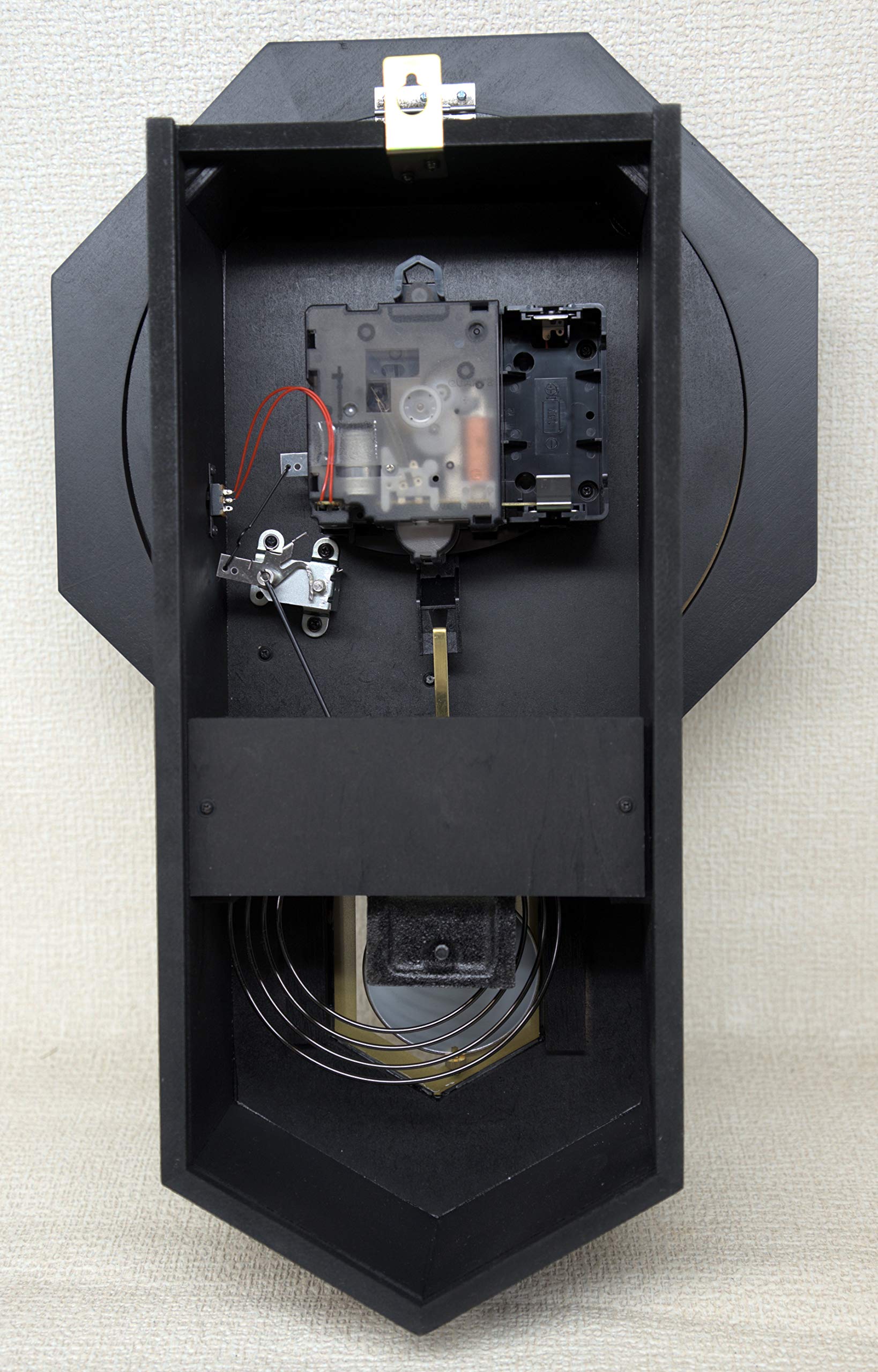 Amazon.co.jp: さんてる(Suntel) 掛け時計 ブラウン 480×295×120mm