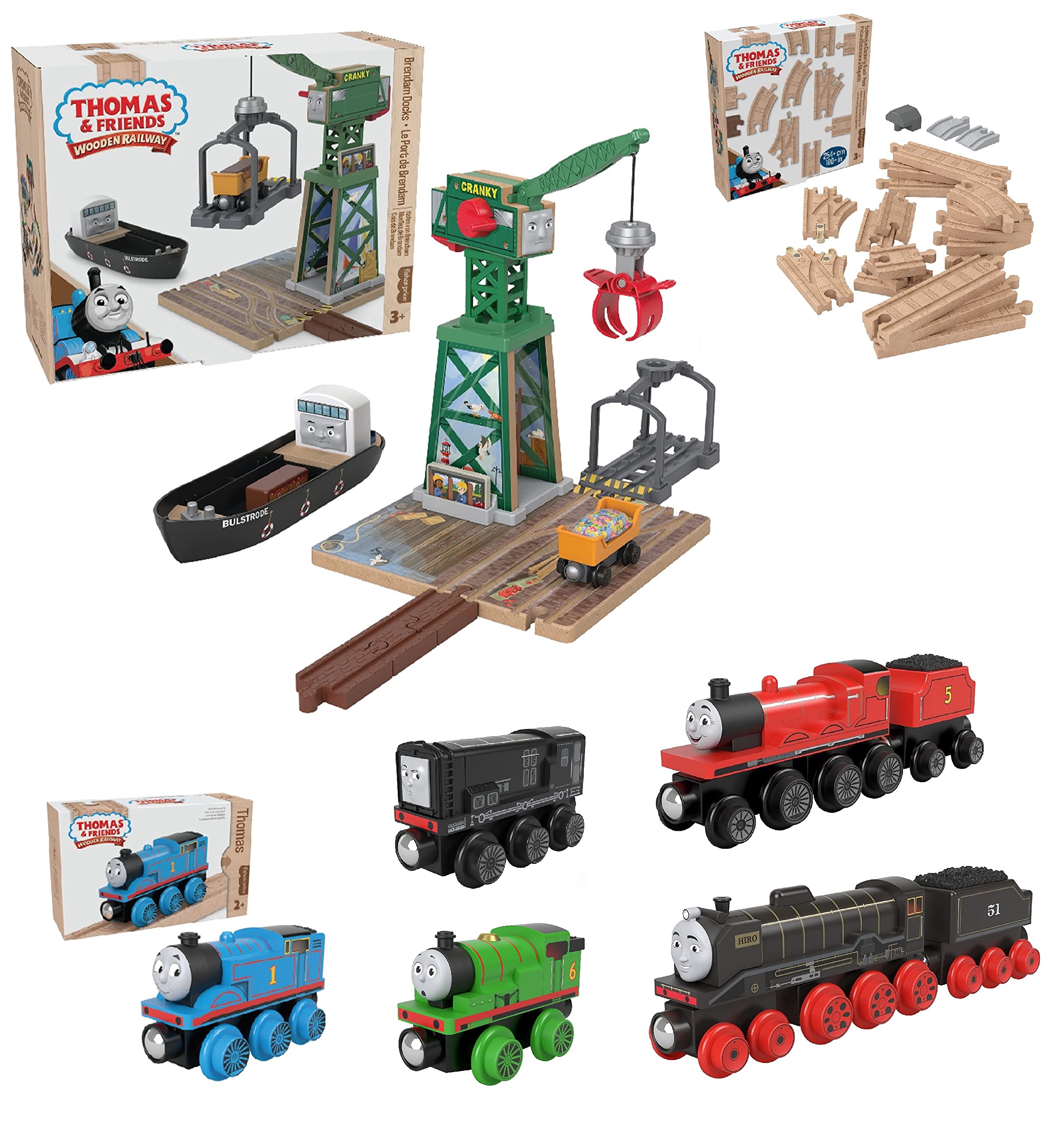 Amazon | きかんしゃトーマス 木製レールシリーズ(Thomas) たのしい