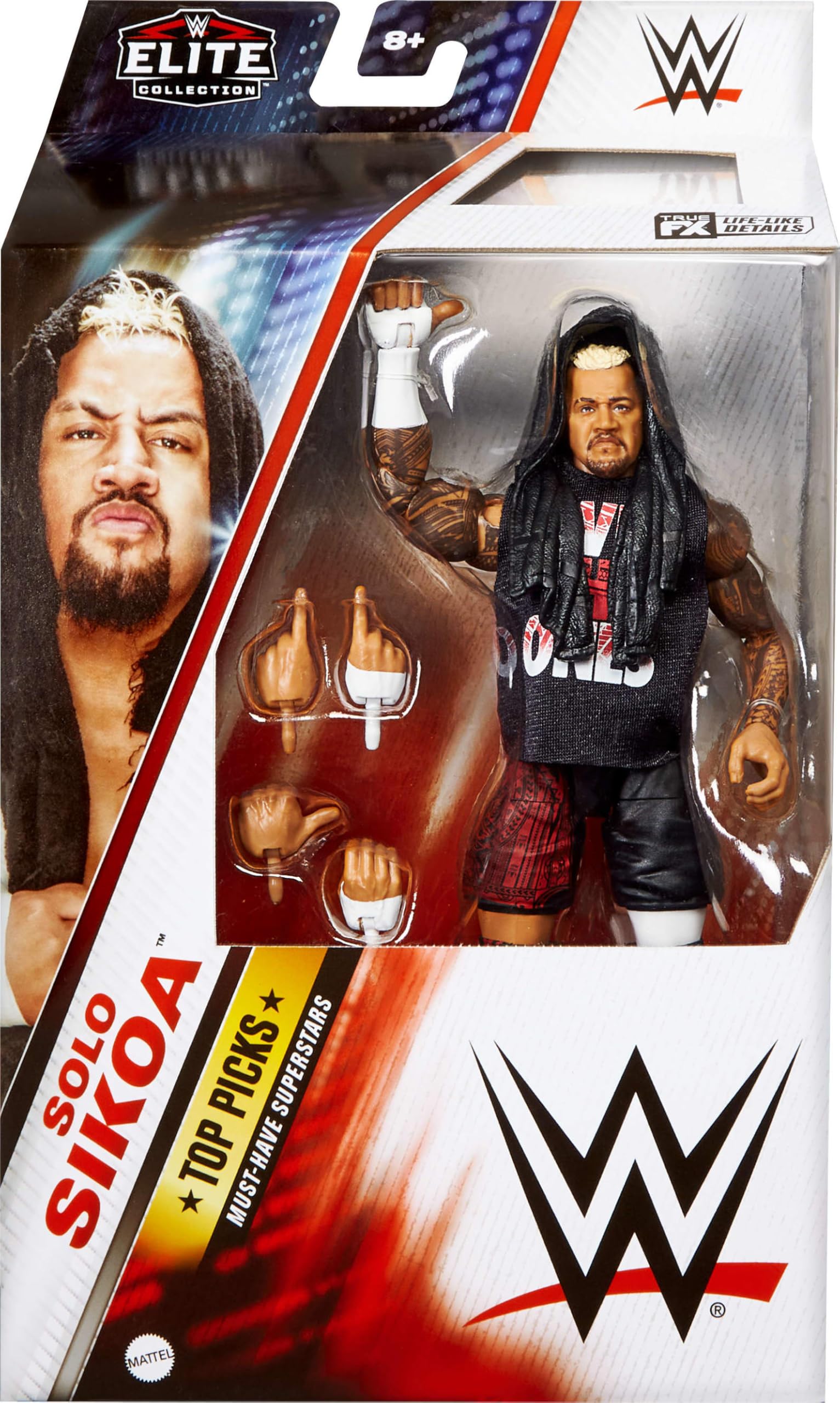 Amazon.co.jp: Mattel WWEトップピック エリートアクションフィギュア