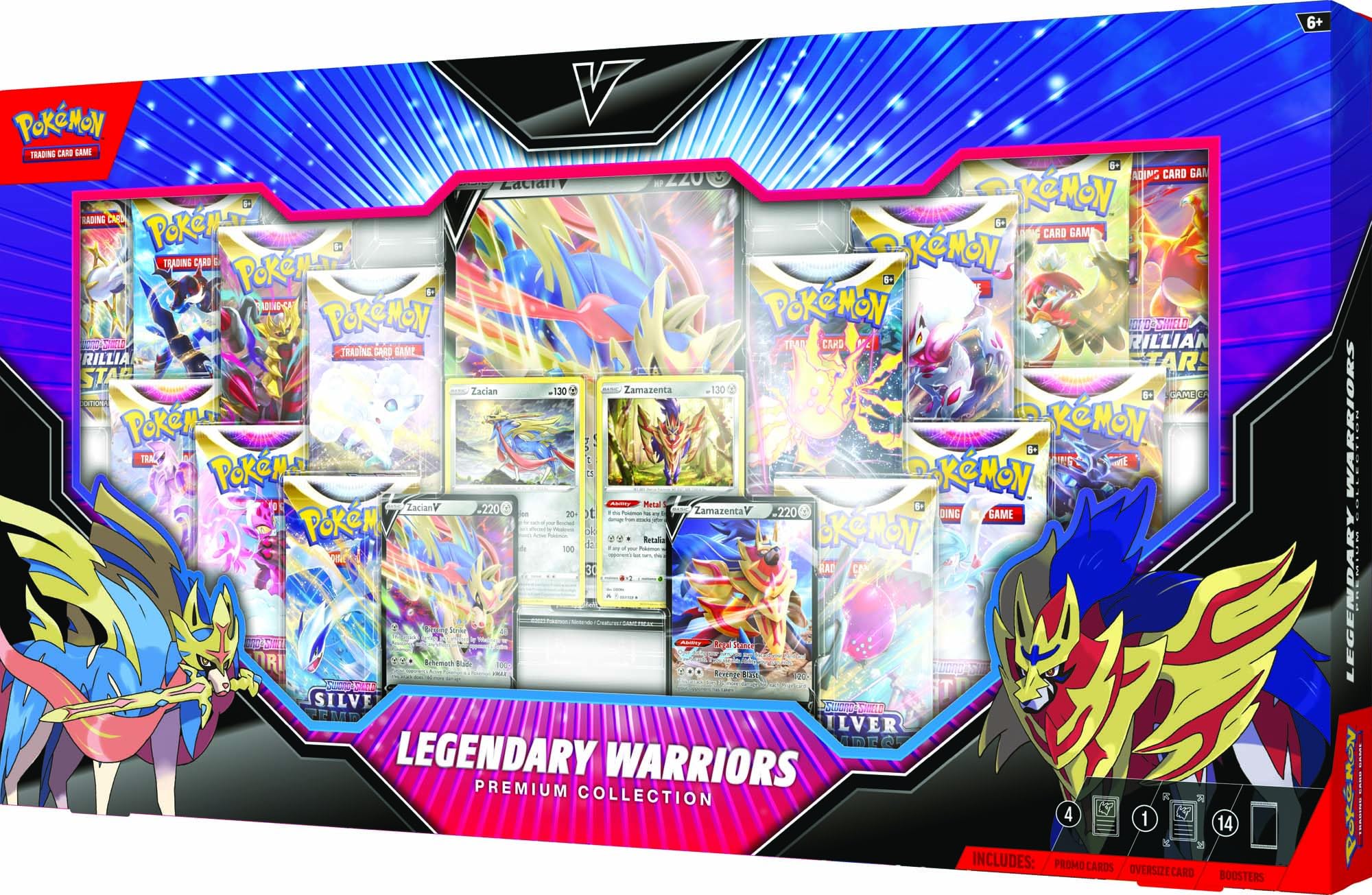 Amazon.com: Pokemon TCG: Legendary Warriors Premium Collection Box