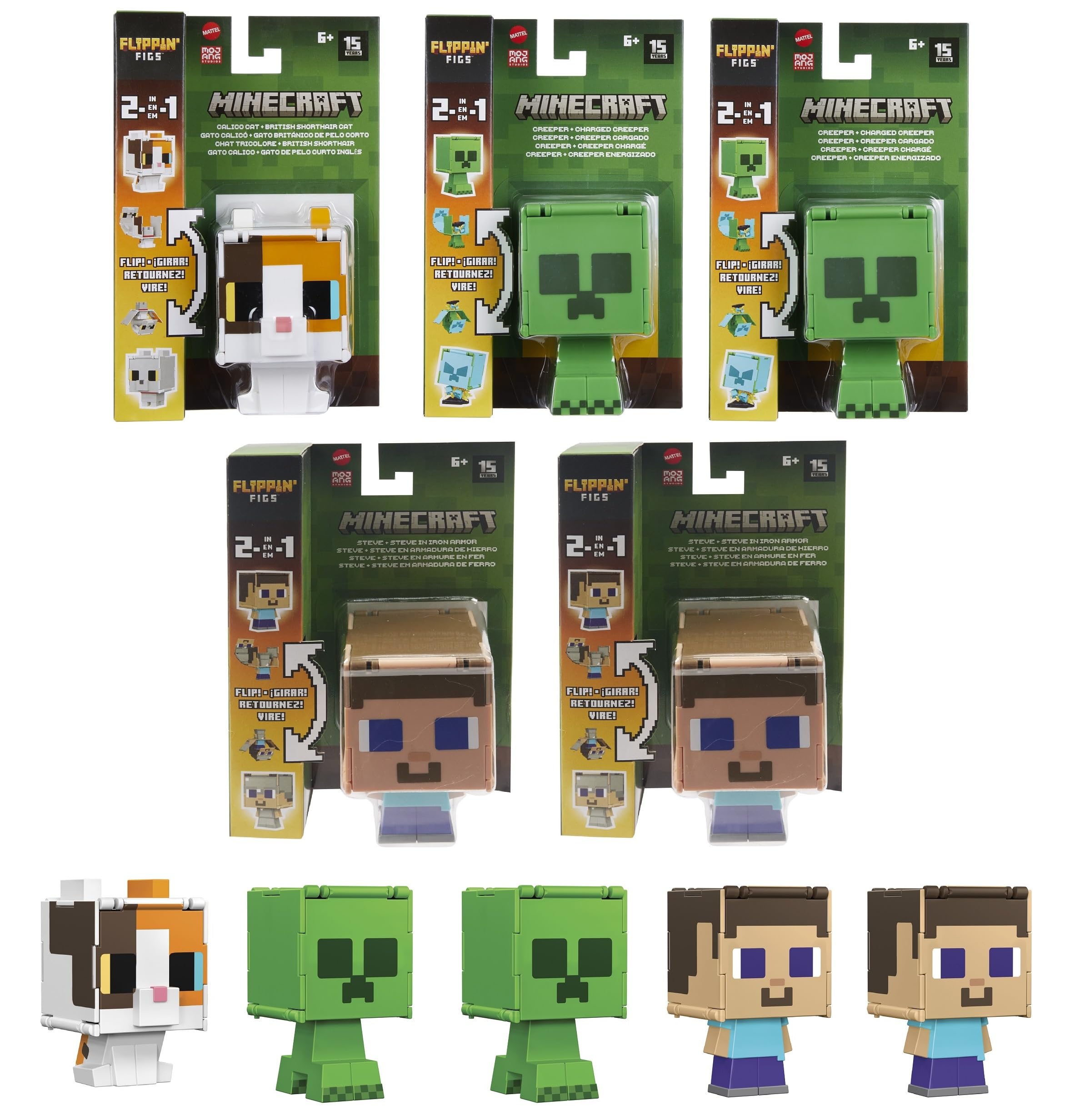 Amazon.co.jp: マテル マインクラフト(MINECRAFT) 超展開フィギュア A