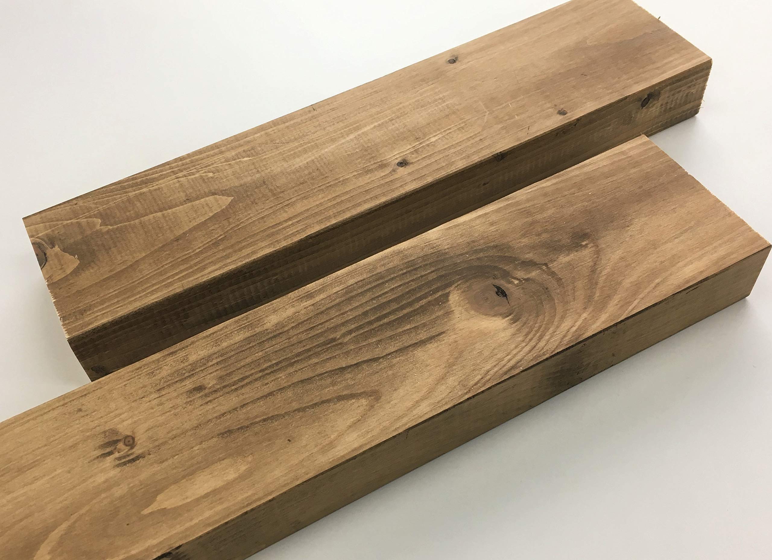 Amazon.co.jp: ☆木材2本セット☆ BRIWAX（ジャコビアン）塗装済み