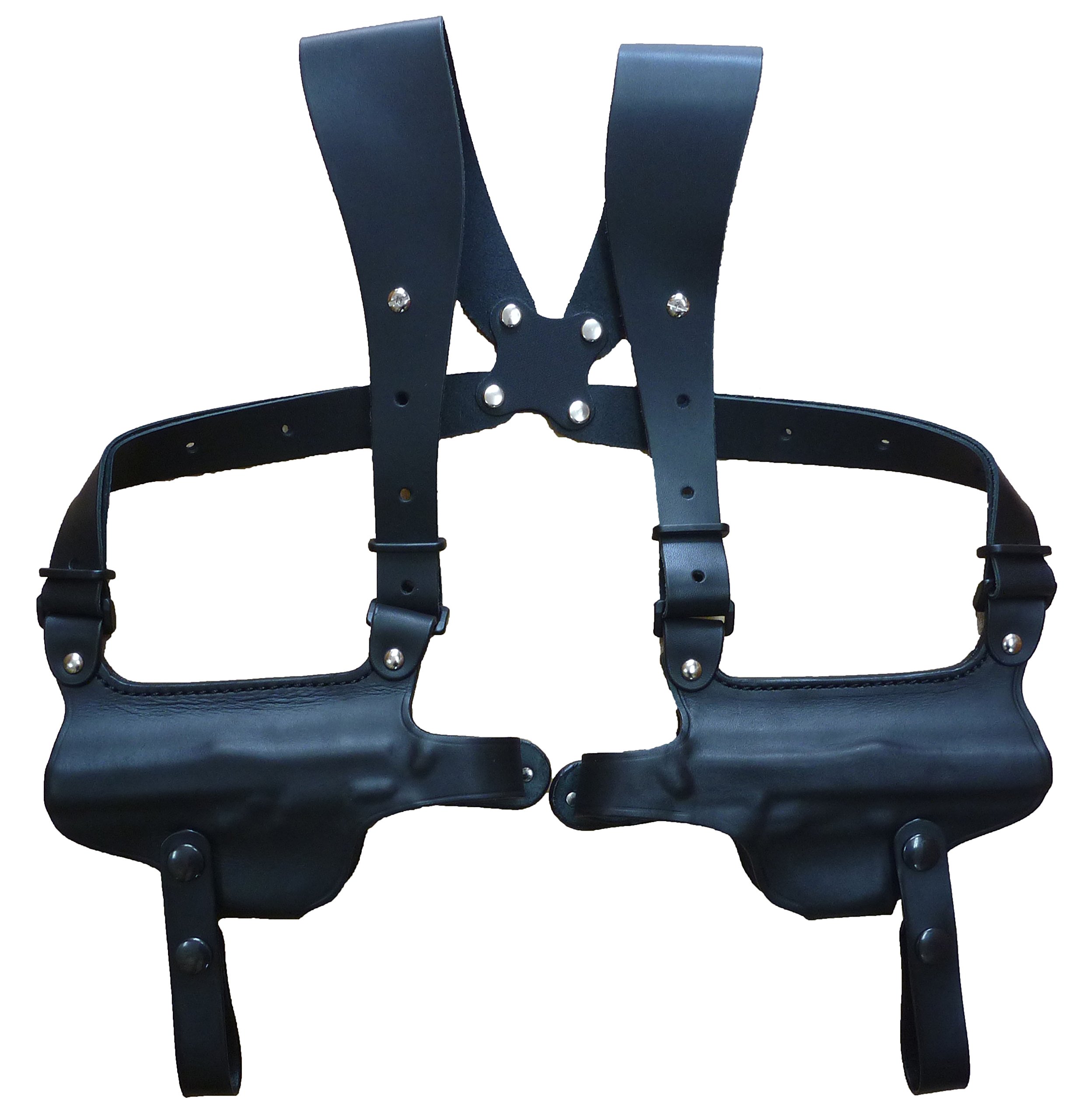 Amazon | East.A ホリゾンタル シルエットショルダーホルスター 2丁