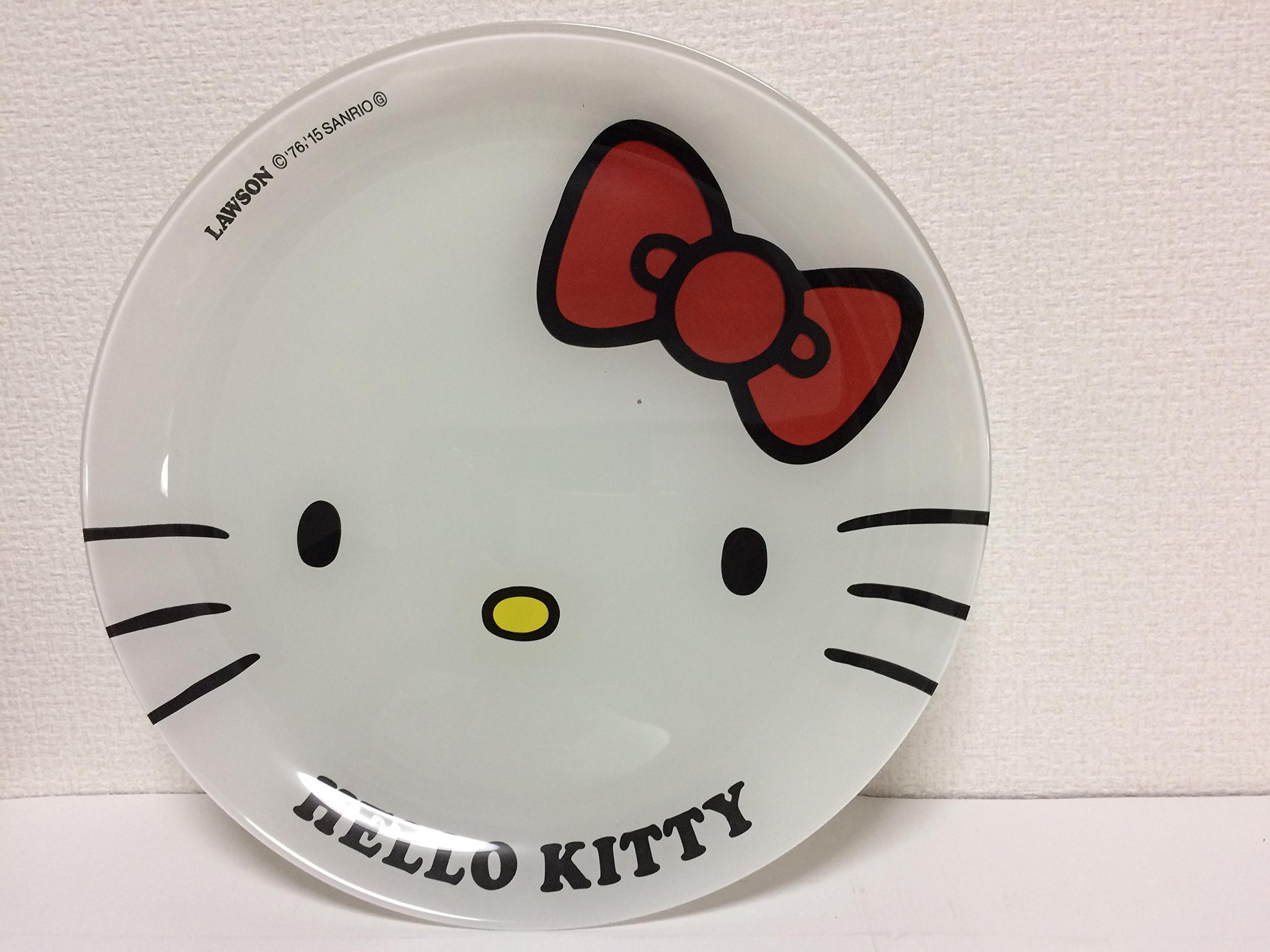 Amazon.co.jp: ハローキティ ガラス パーティプレート （ローソン
