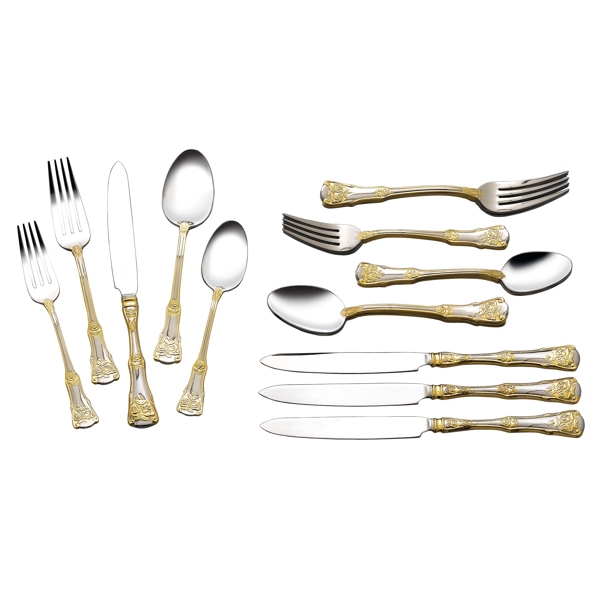Amazon.com: Royal Albert Old Country Roses 20-Piece Flatware Set