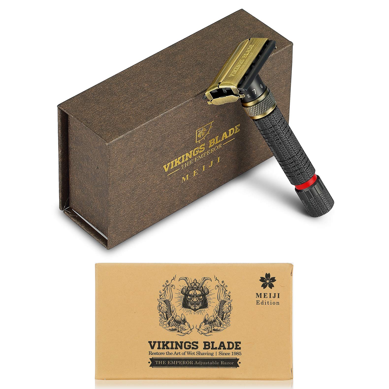 Amazon.com: VIKINGS BLADE Adjustable Double Edge Safety Razor +