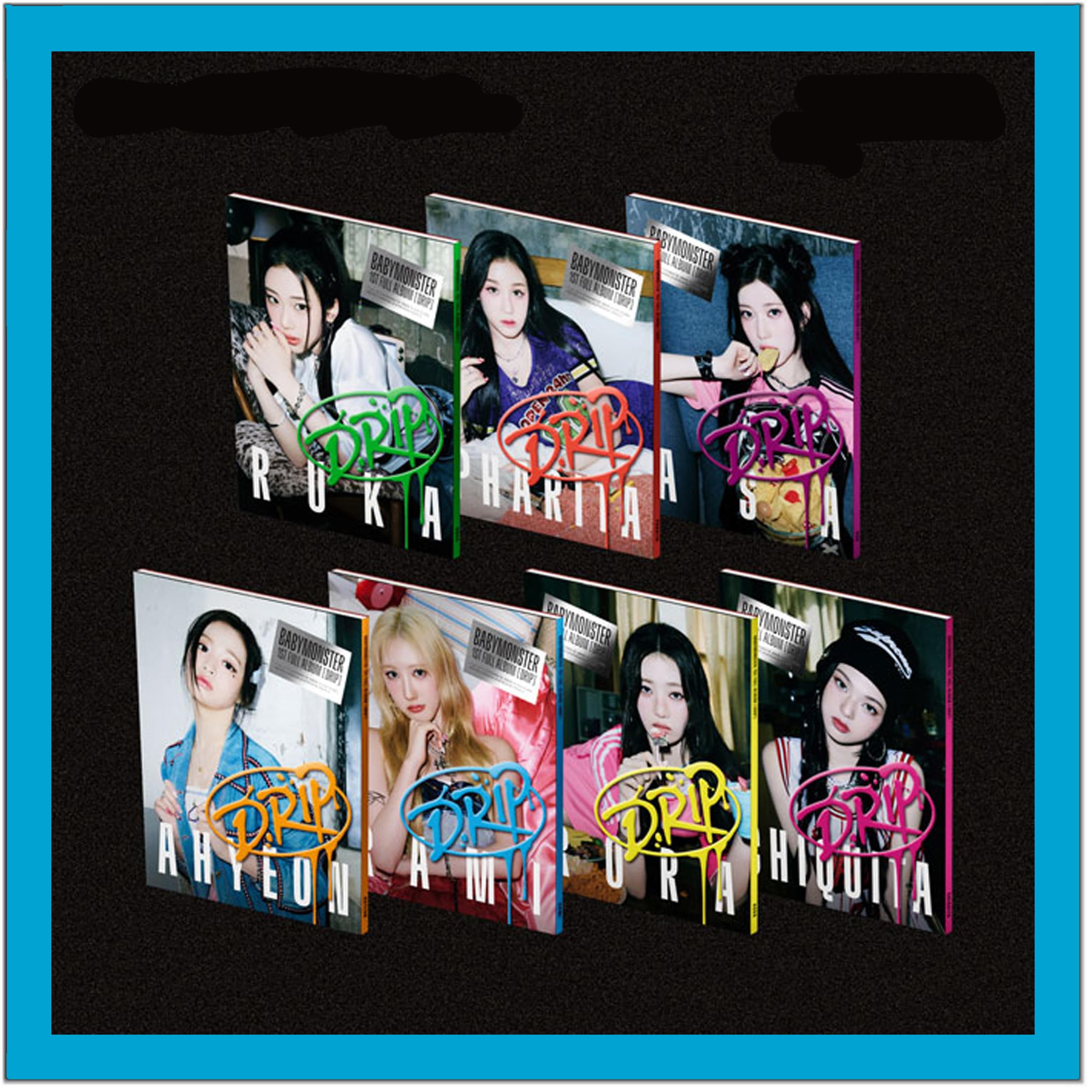 Amazon.com: BABYMONSTER DRIP 1st Full Album (Tag Album - RAMI Ver