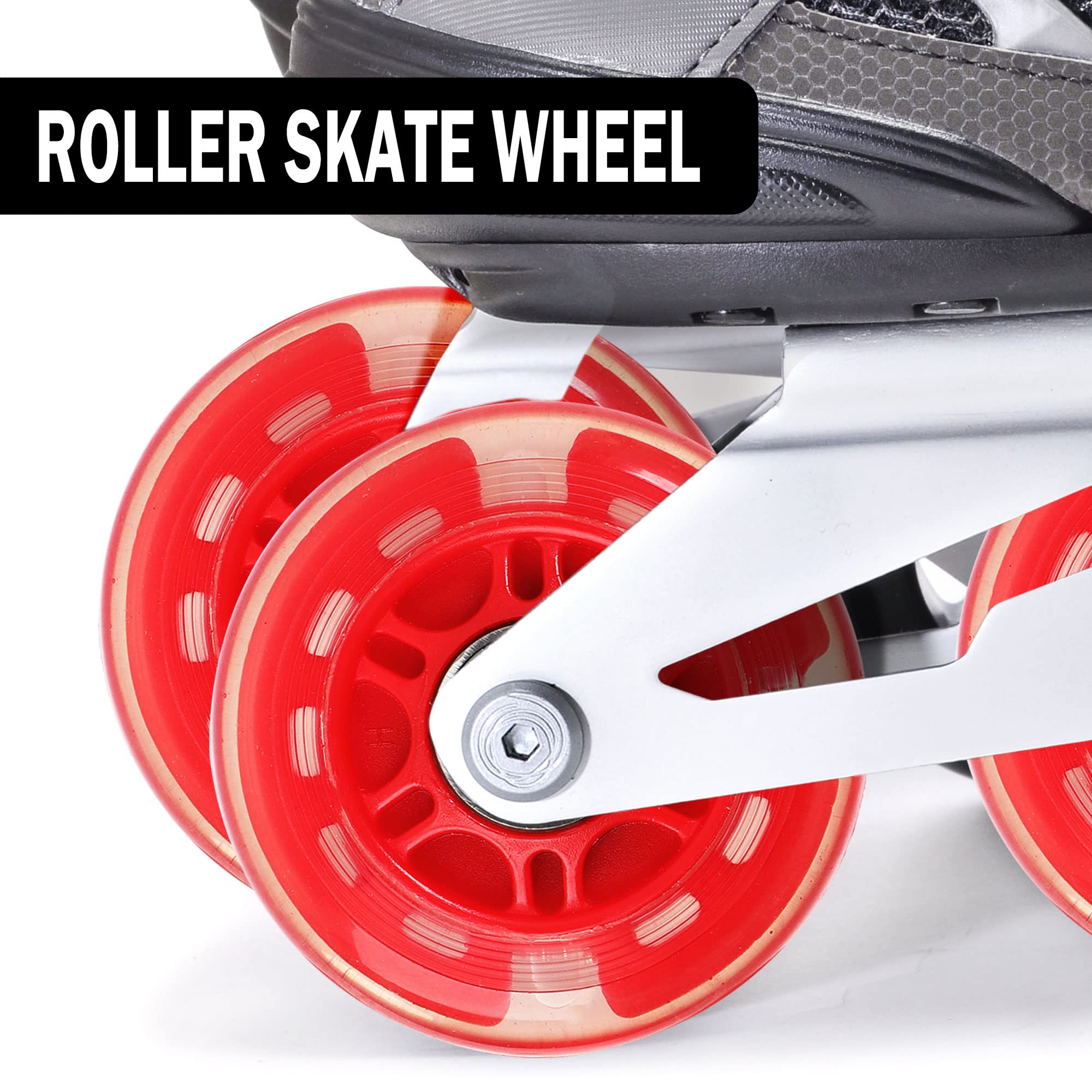 Amazon | uxcell 70mm インラインスケートホイール A B E C-7 608ZZ