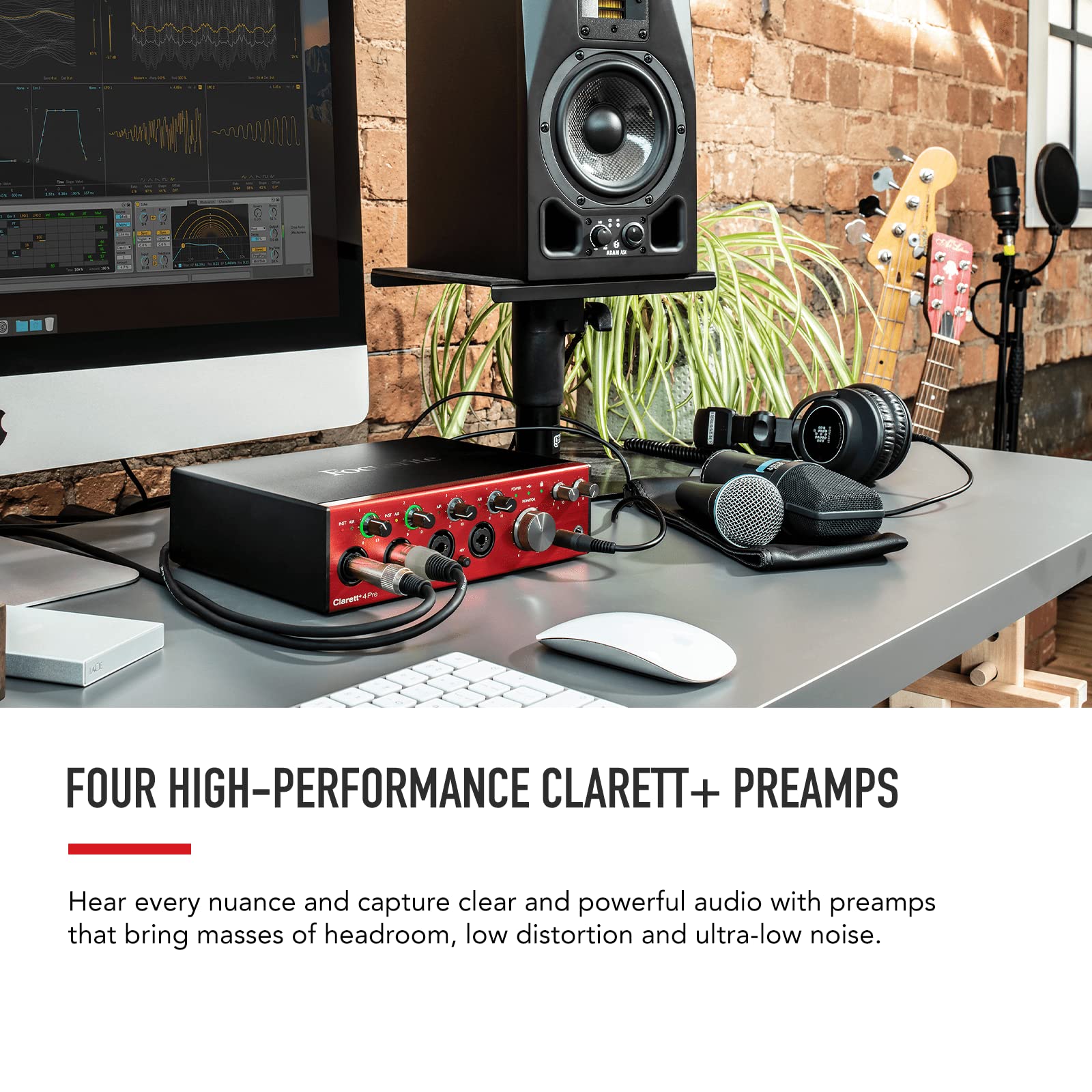Amazon.co.jp: Focusrite フォーカスライト/Clarett + 4Pre 18in/8out