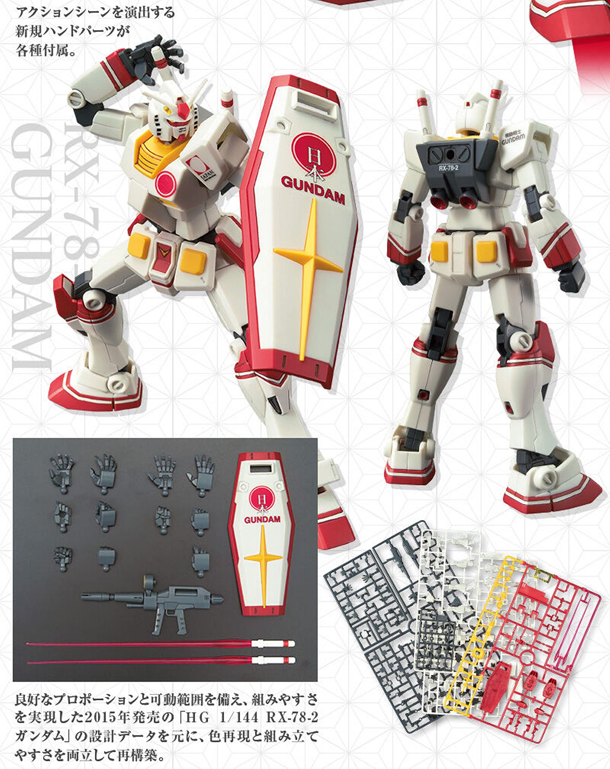 Amazon.com: BANDAI SPIRITS BANDAI HG 1/144 RX-78-2 Gundam [PR
