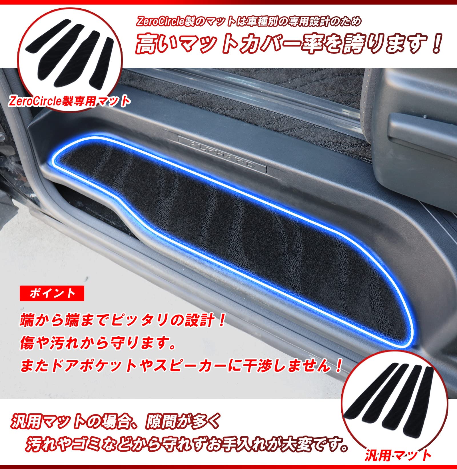 Amazon | ZeroCircle トヨタ ルーミー M900A M910A ステップマット