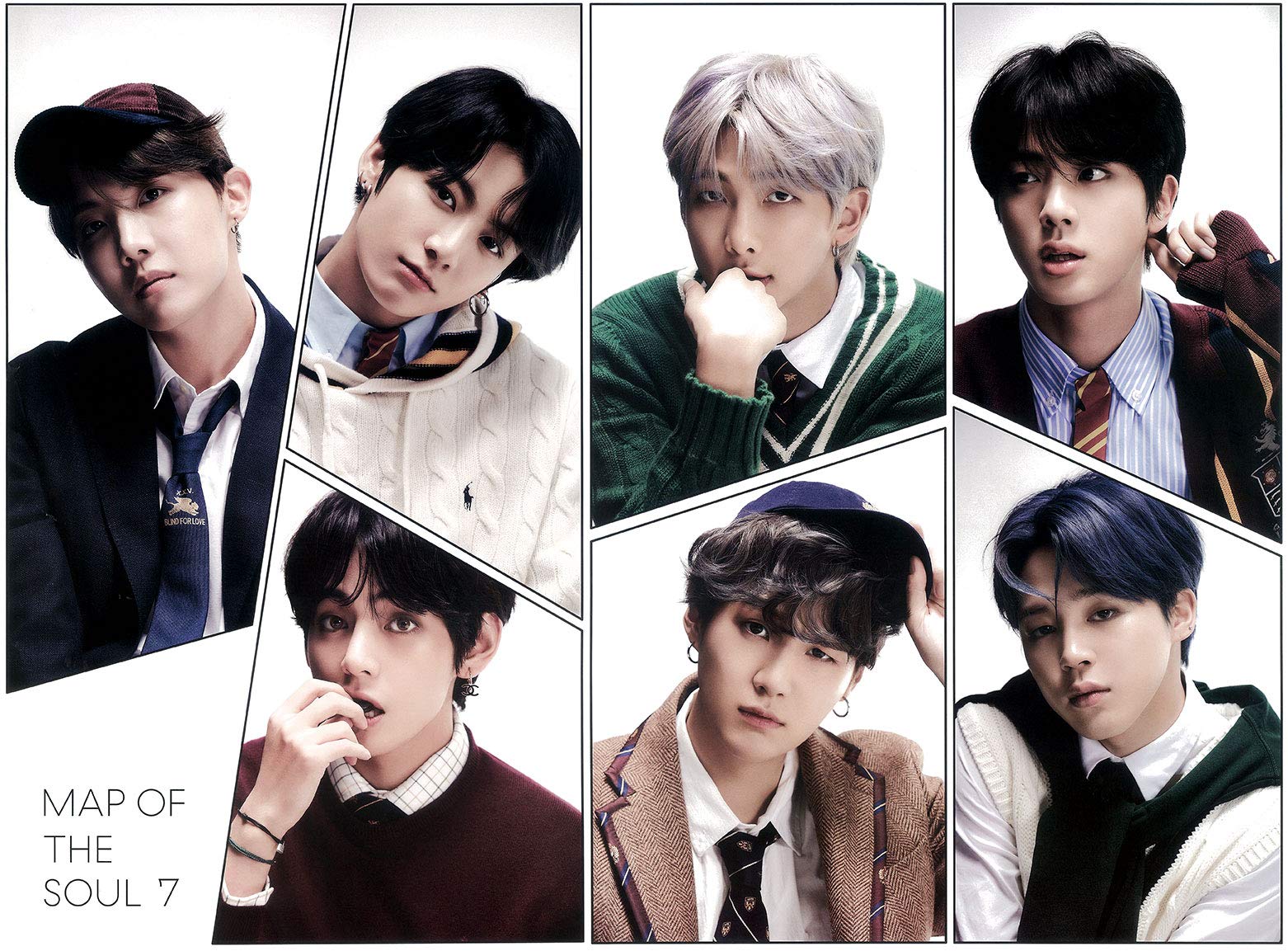 Amazon.co.jp: BTS MAP of The Soul :7 [4 ver] アルバム + 公式 折