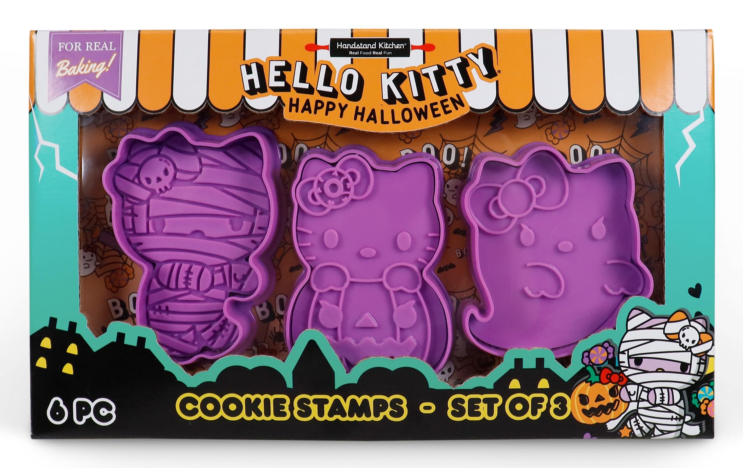 Amazon.com: Handstand Kitchen Hello Kitty Halloween Cookie Cutter