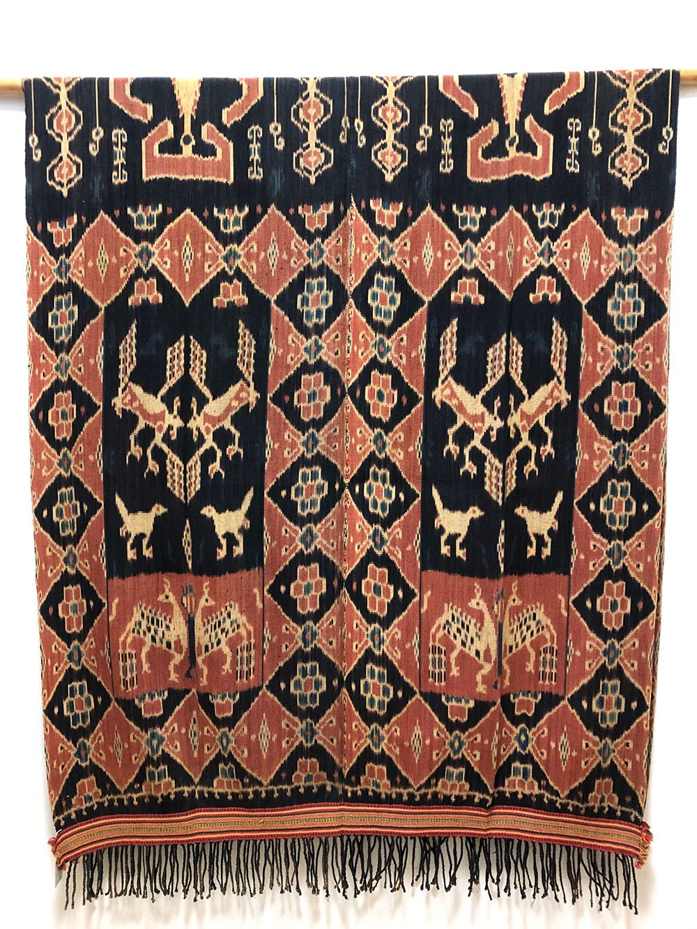 Amazon.co.jp: イカット スンバ島 インドネシアの本物 アンティーク 絣