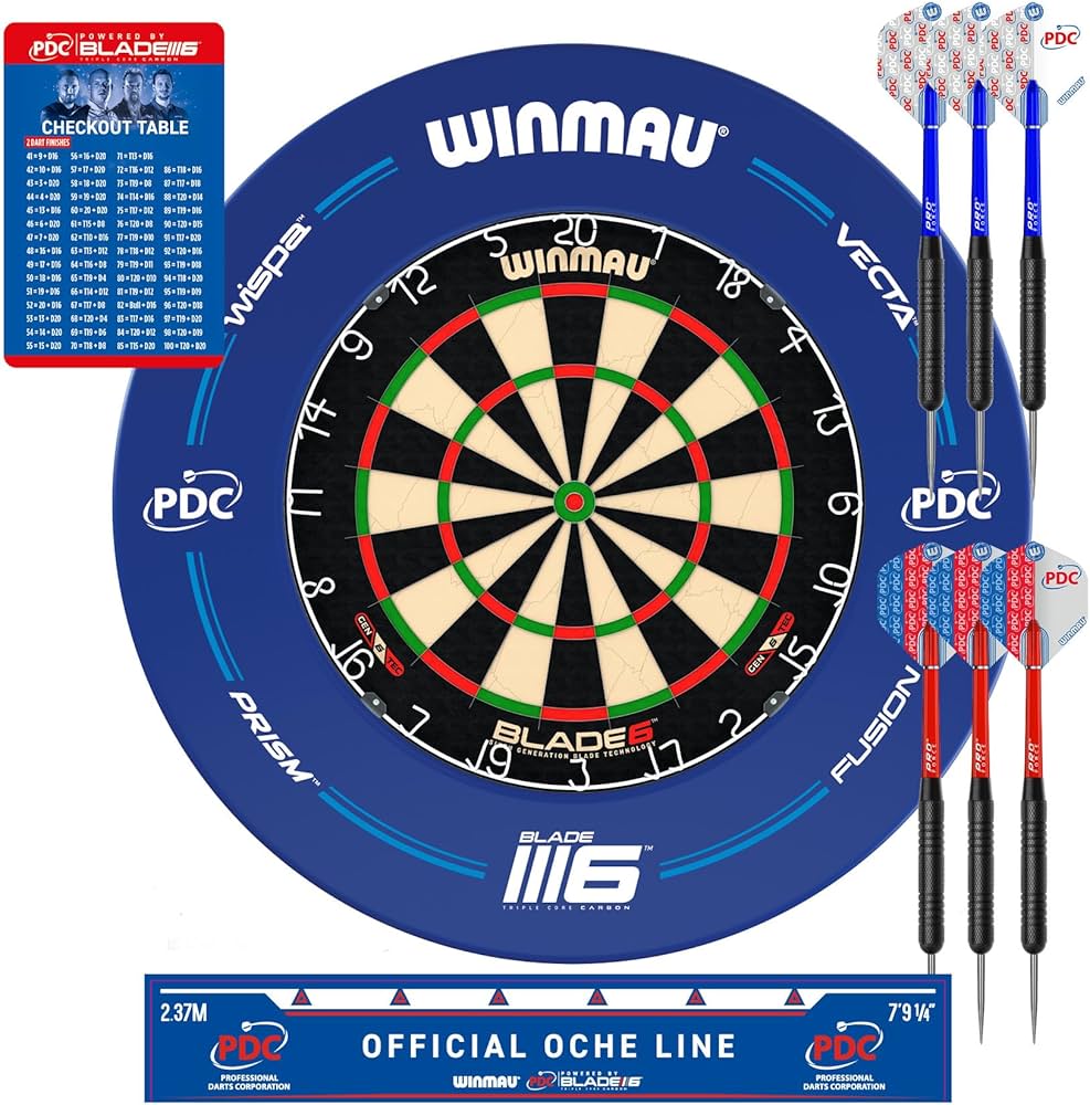Amazon.co.jp: Winmau PDC Blade 6ダーツボードサラウンドセット