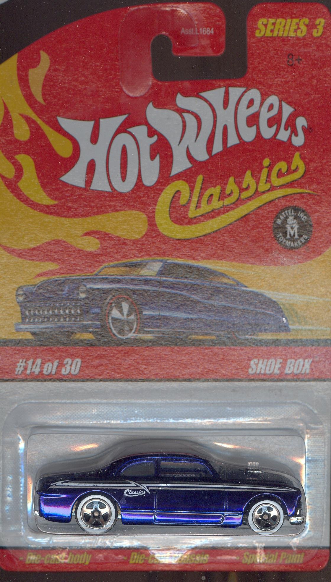 Amazon | HOT WHEELS Classics Series 3 Blue SHOE BOX 1:64 Scale