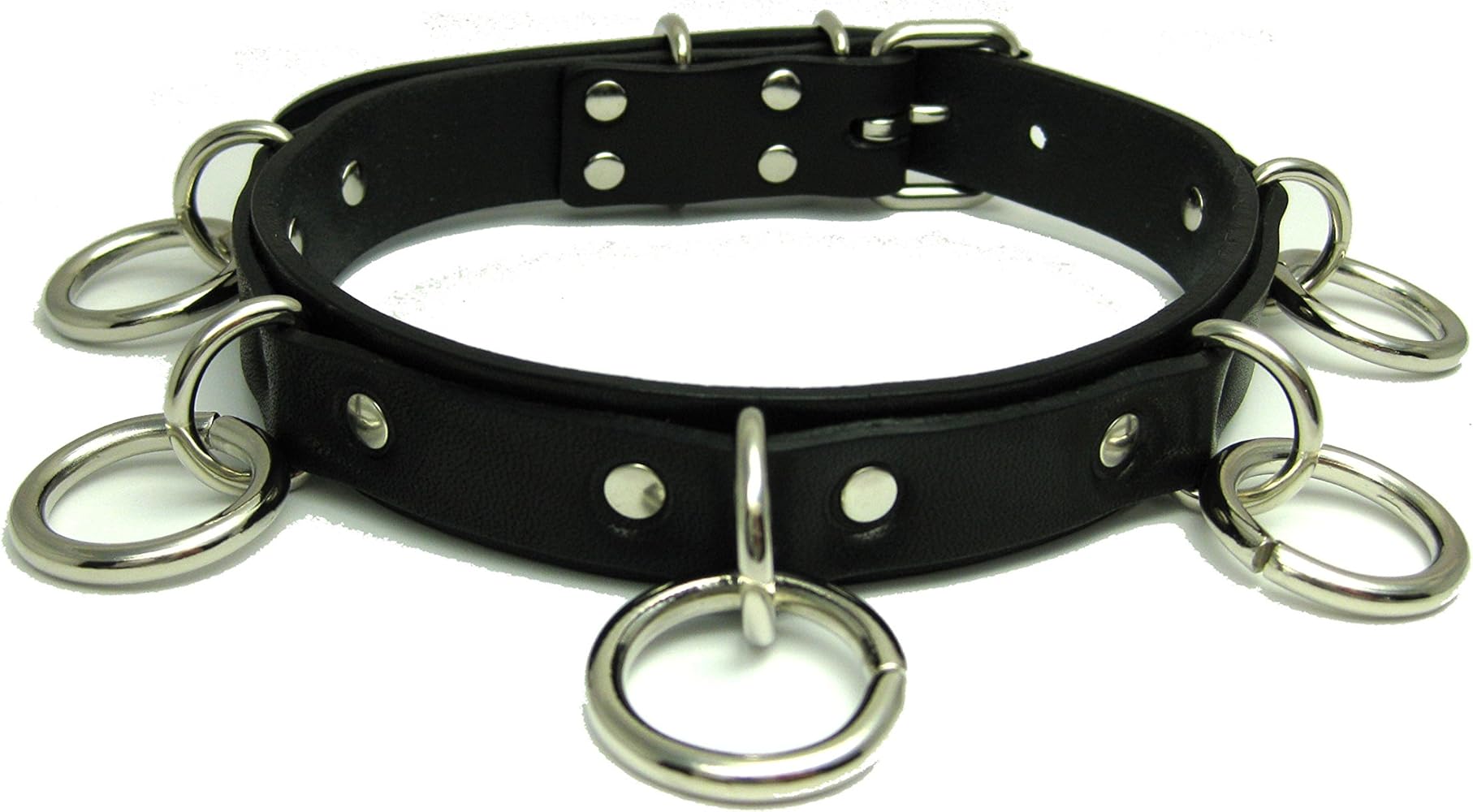 Amazon | 【SKULLNEST】シドリング レザー チョーカー ブラック