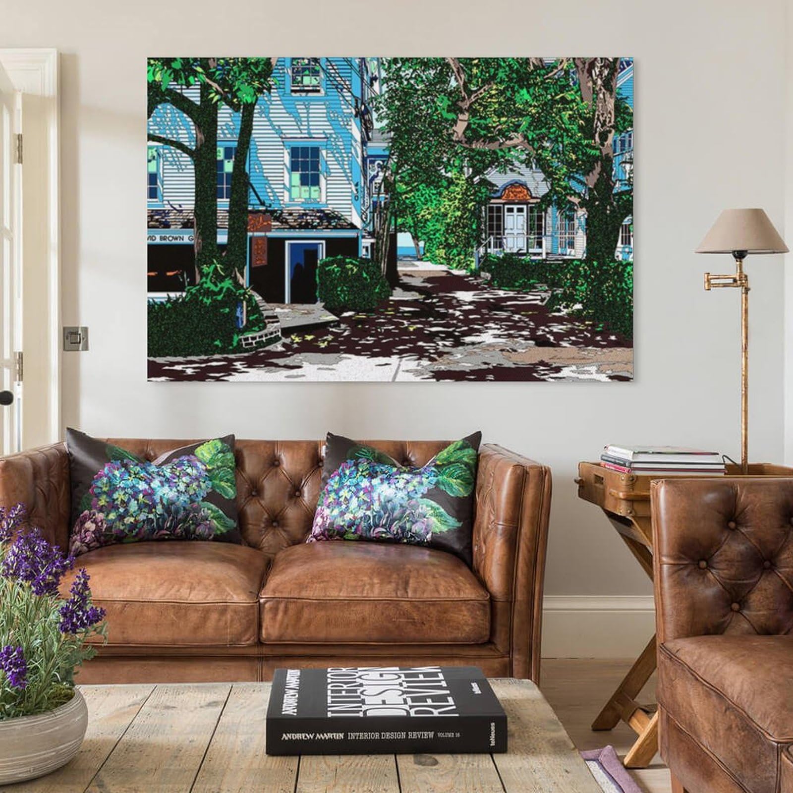 Amazon.co.jp: 鈴木英人《プロビンスタウン ハウス2》ポスター アート