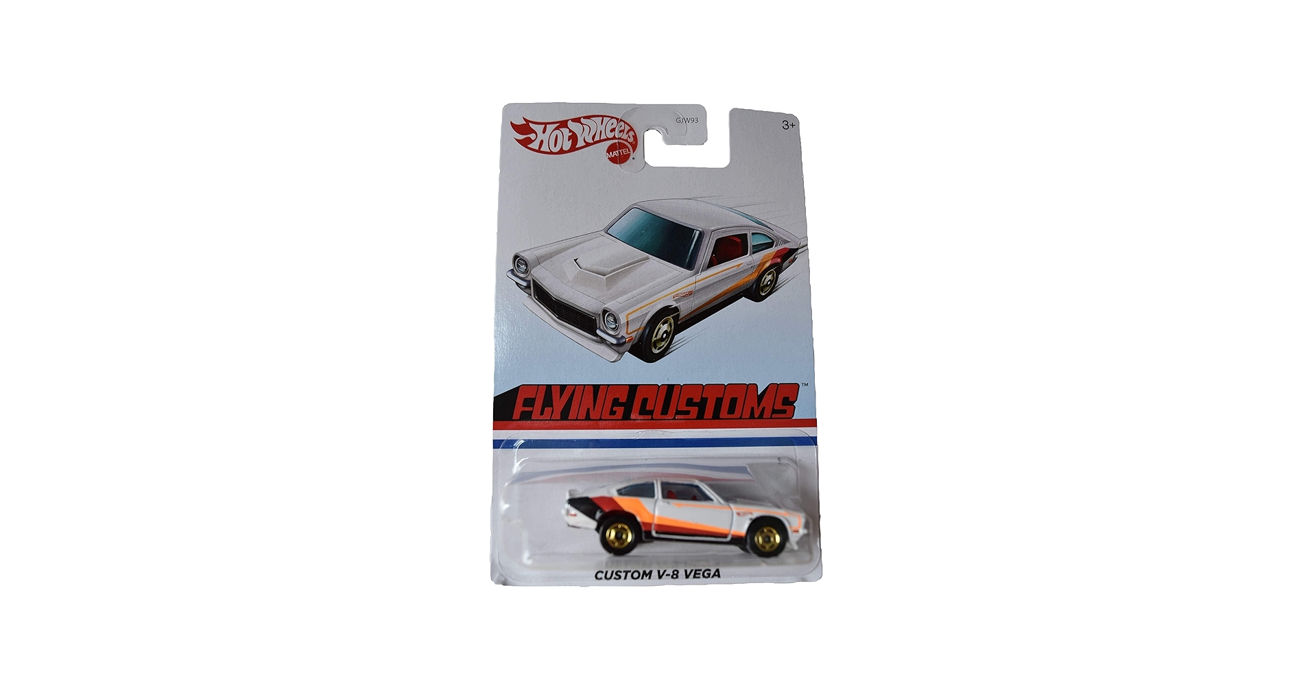 Amazon.com: Hot Wheels Custom V-8 Vega - Flying Customs - white