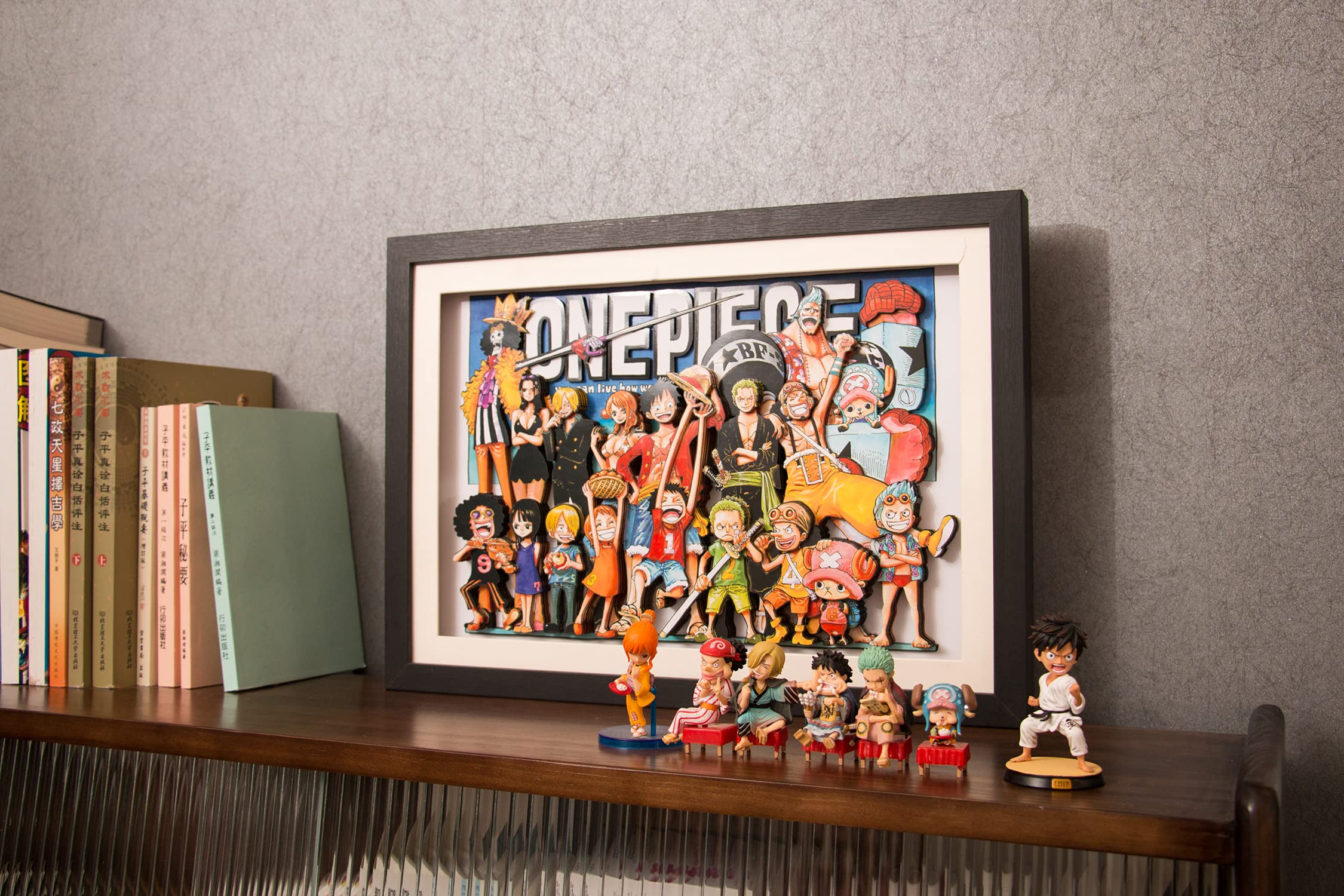 Amazon | AooCare ONE PIECE ワンピース 画 周辺 グッズ 立体絵 飾り