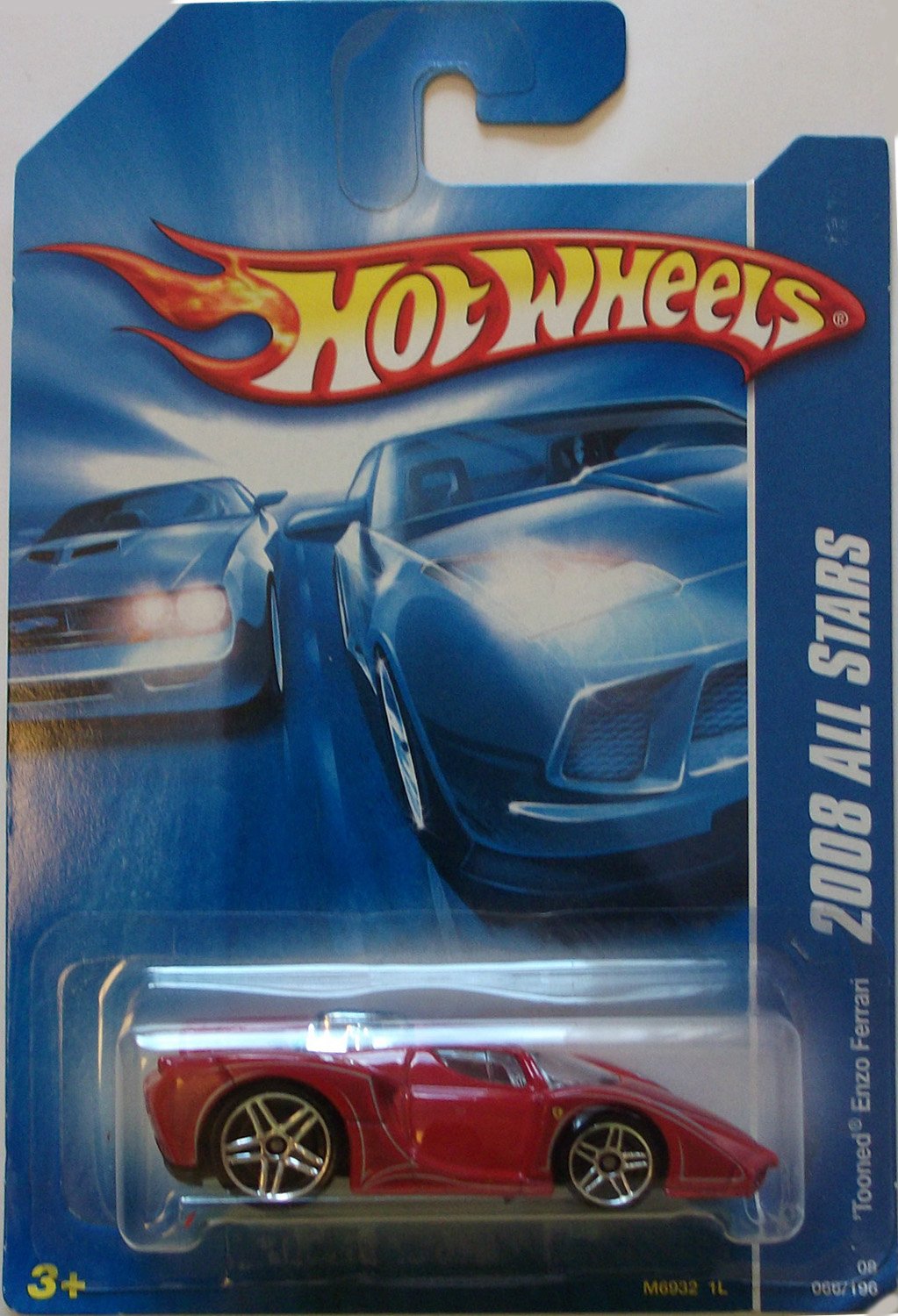 Amazon.com: Hot Wheels 2008 All Stars 066 66 Red Tooned Enzo