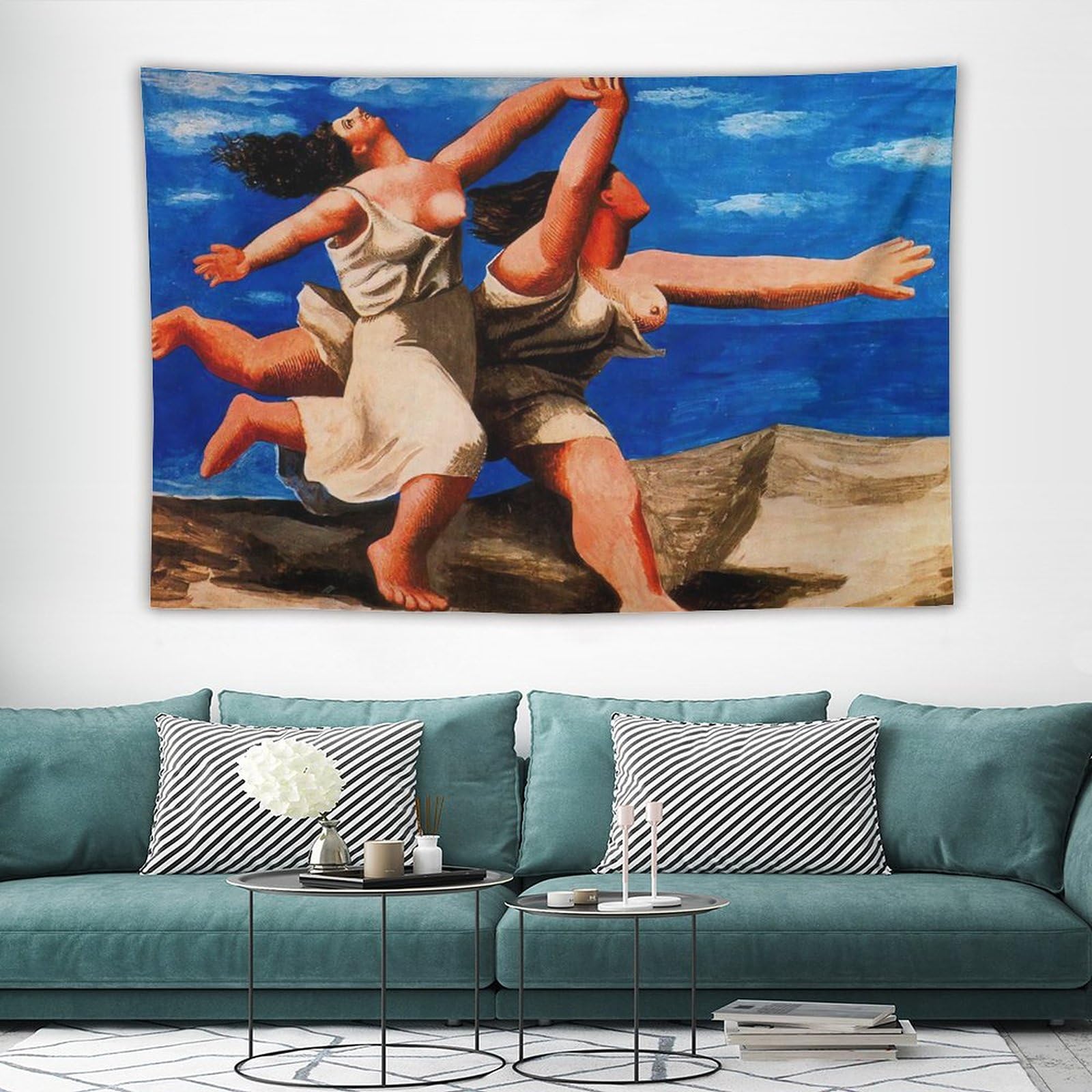 Amazon.co.jp: Pablo Picasso パブロ・ピカソ (ビーチを走る二人の女性