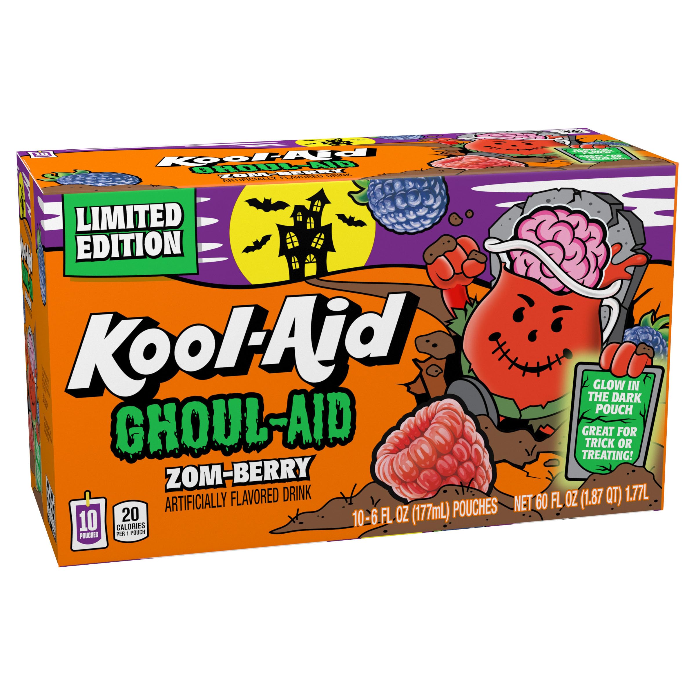 Amazon.com : Kool-Aid Ghoul-Aid Artificially Flavored Drink, 10