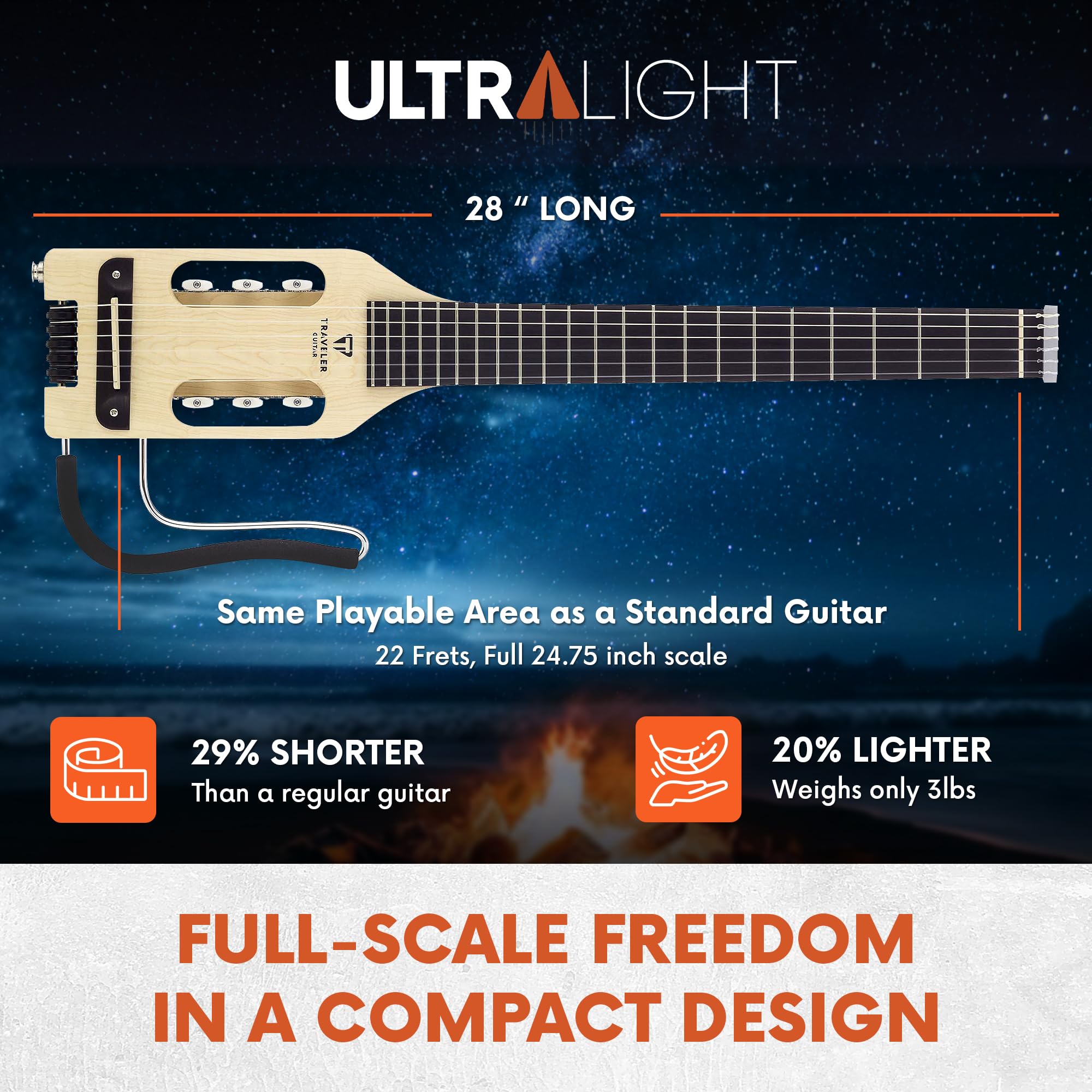 Amazon | TRAVELER GUITAR トラベラーギター Ultra-Light Nylon