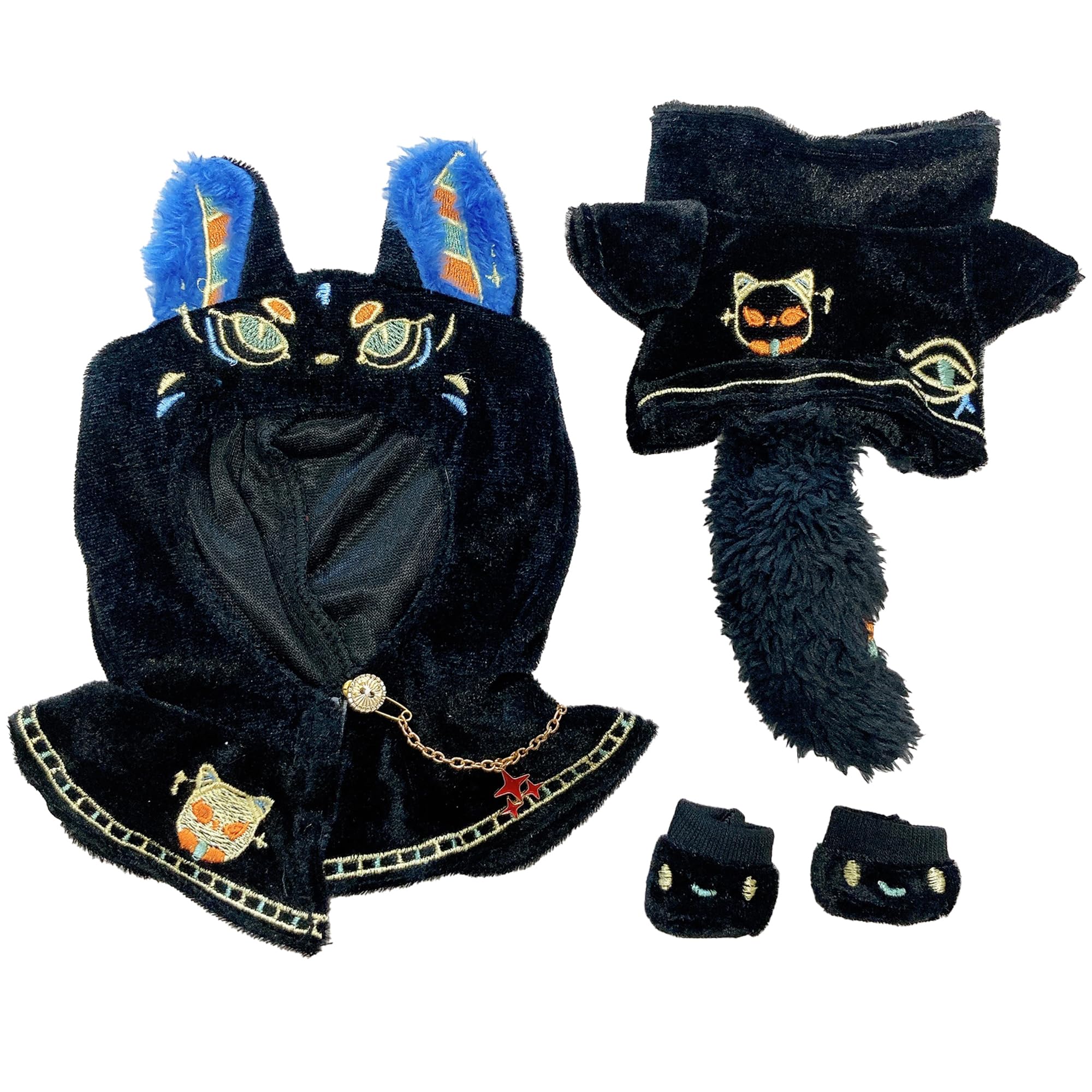 Amazon.co.jp: エジプト神ぬい服【ポンチョ&パーカー&靴セット】10cm用