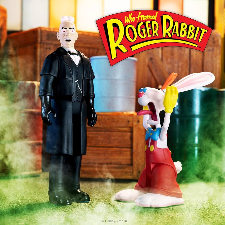 Amazon.com: Super7 Who Framed Roger Rabbit Judge Doom and Roger