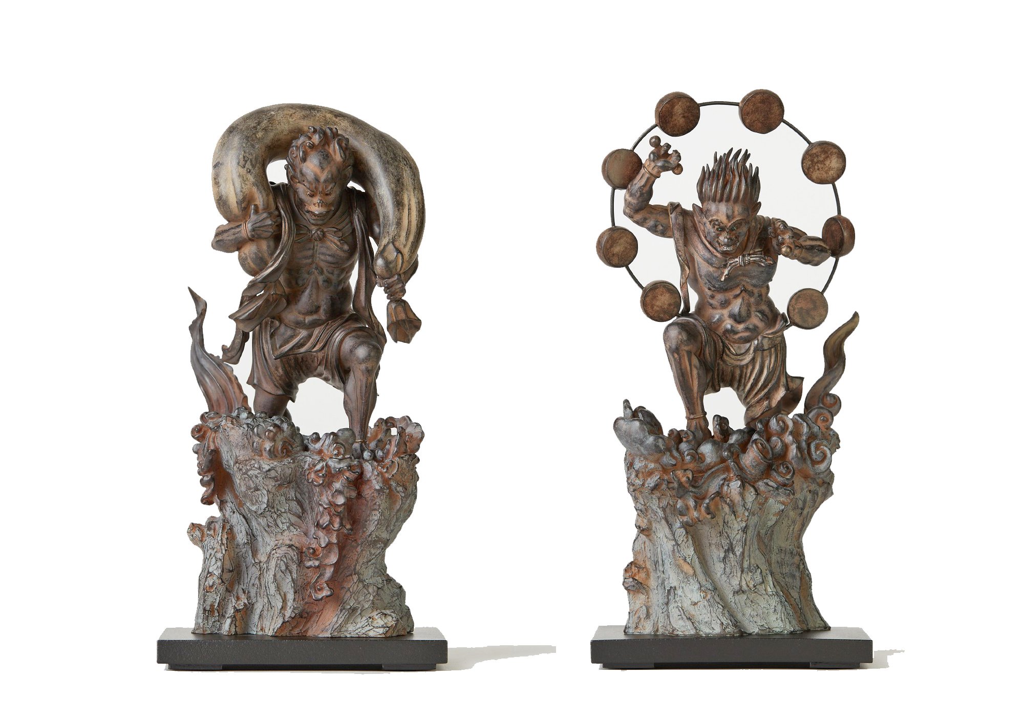 Amazon.co.jp: 【セット】イSム TanaCOCORO[掌] 風神・雷神 仏像