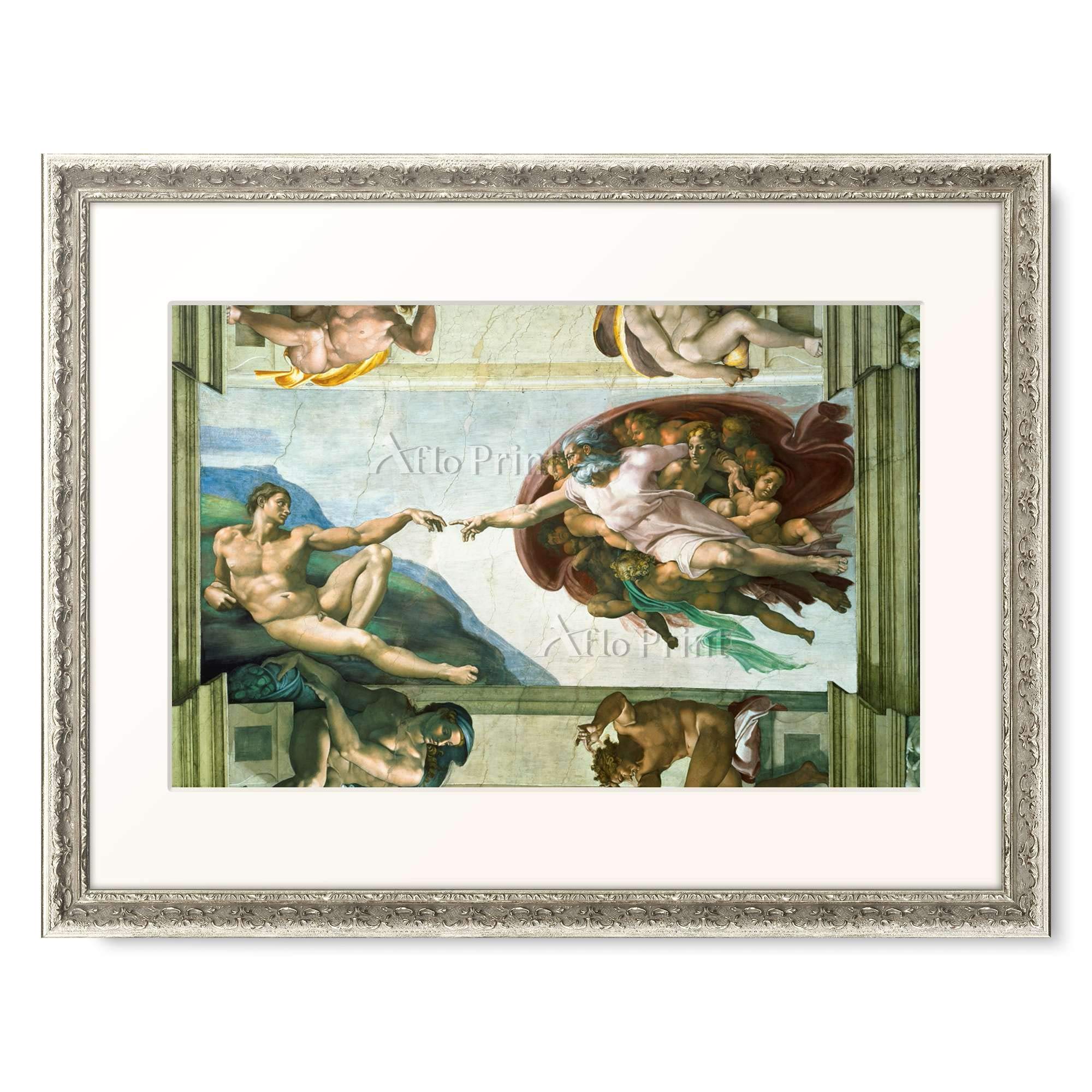 Amazon｜ミケランジェロ 「システィーナ礼拝堂天井画（アダムの創造