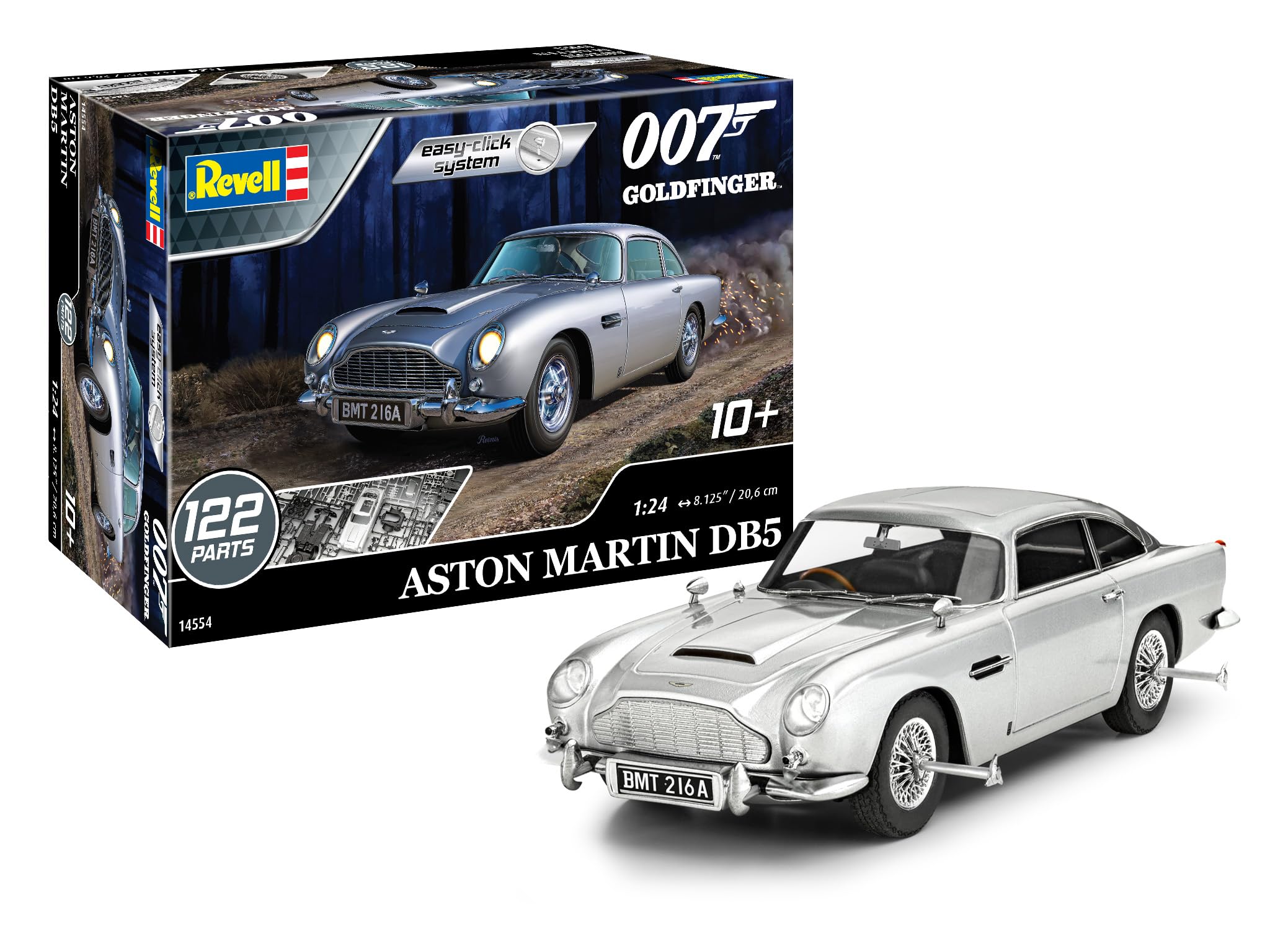 Revell 14554 Aston Martin DB5 James Bond 007 Goldfinger Easy Click