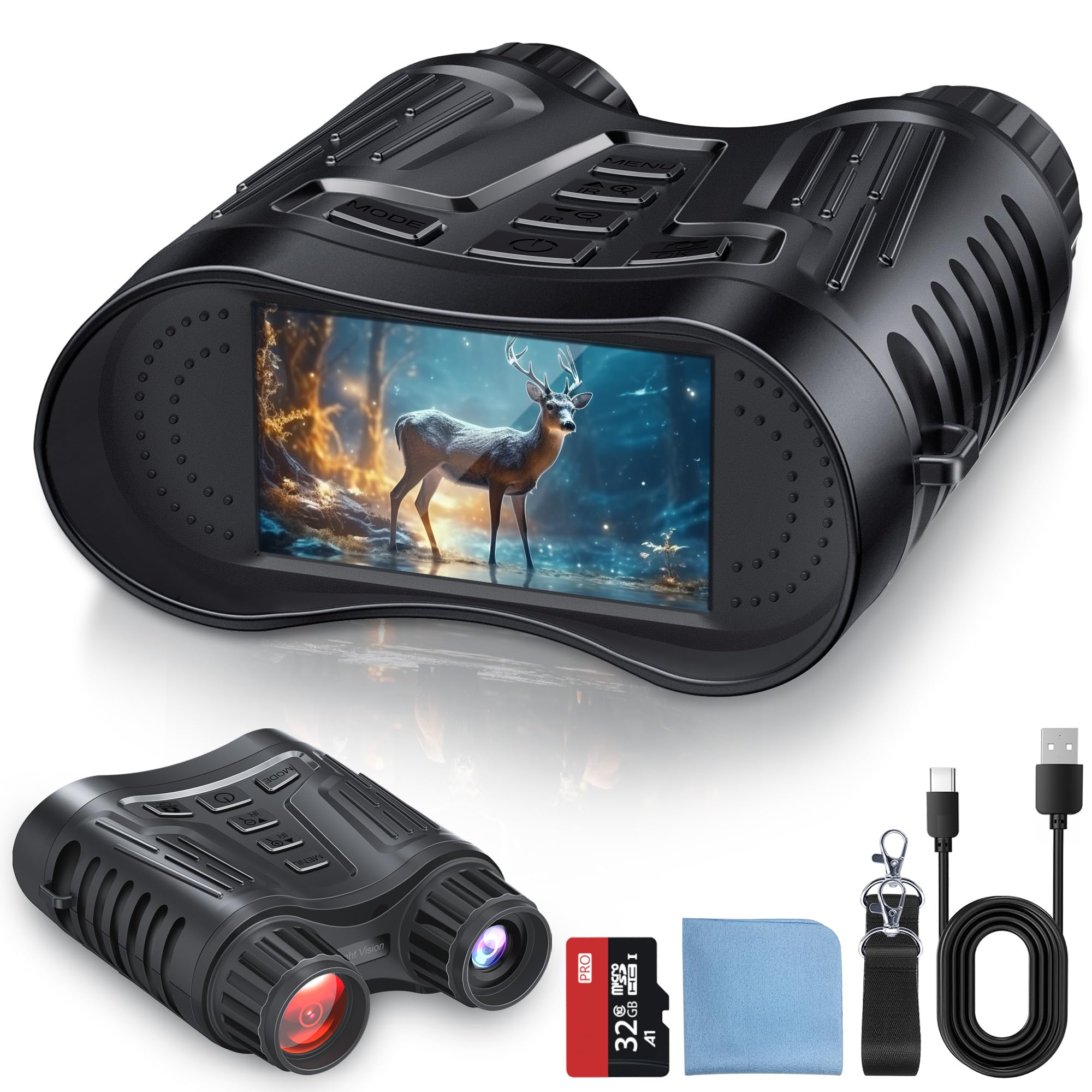 Amazon.co.jp: Beimief 暗視スコープ 暗視鏡 USB充電式 ナイトスコープ