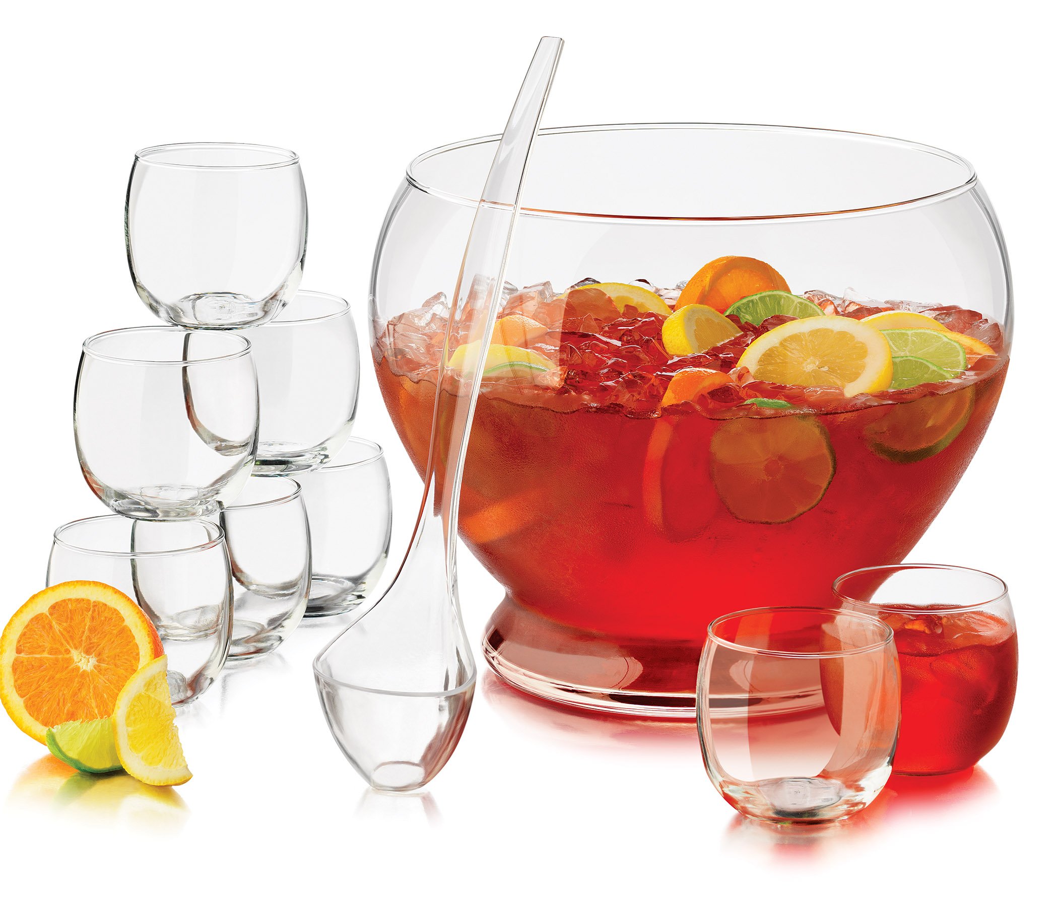 Amazon | Libbey 56198 10個 フルーツポンチ用ボール 透明 | Libbey