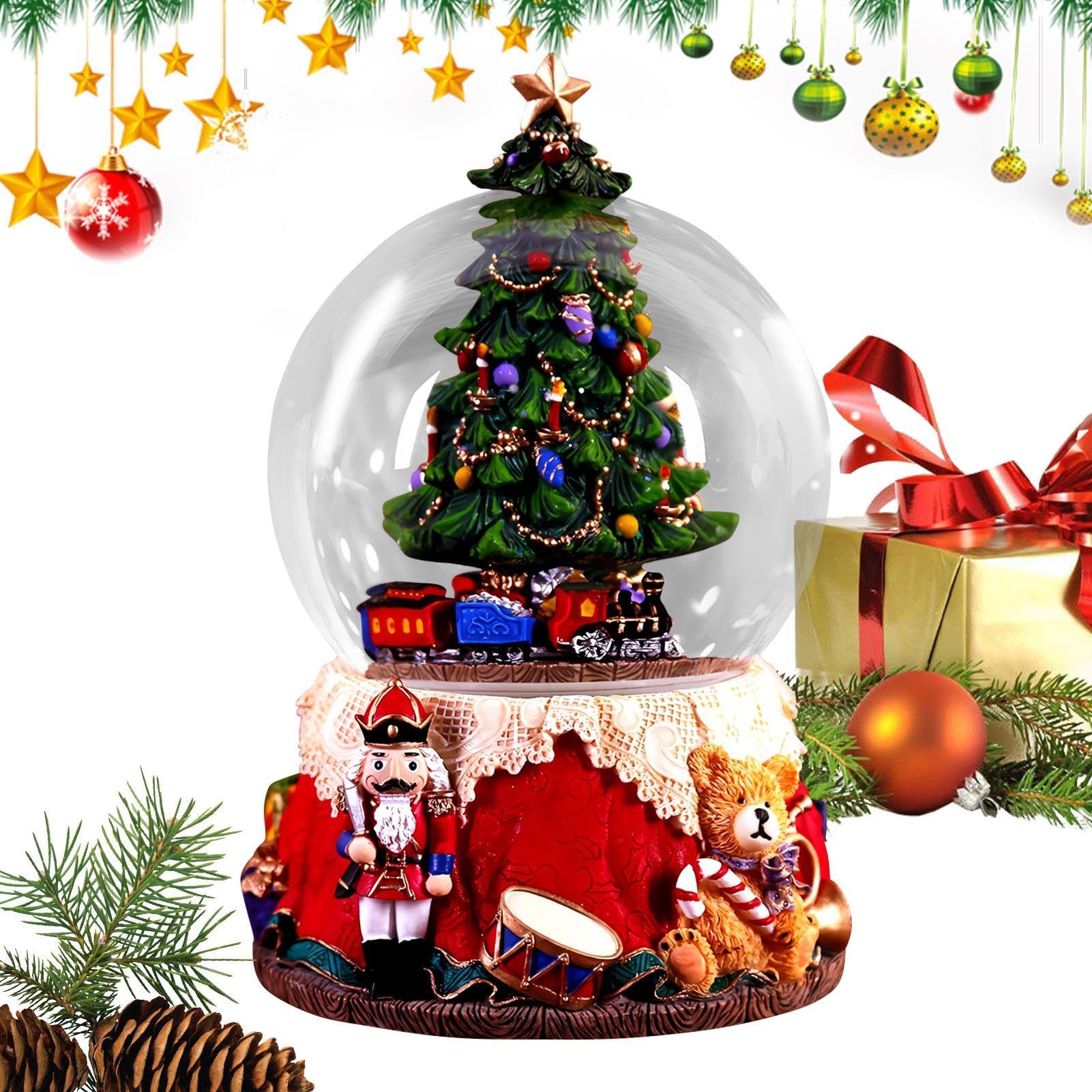Amazon.co.jp: クリスマスくるみ割り人形スノードーム、クリスマス