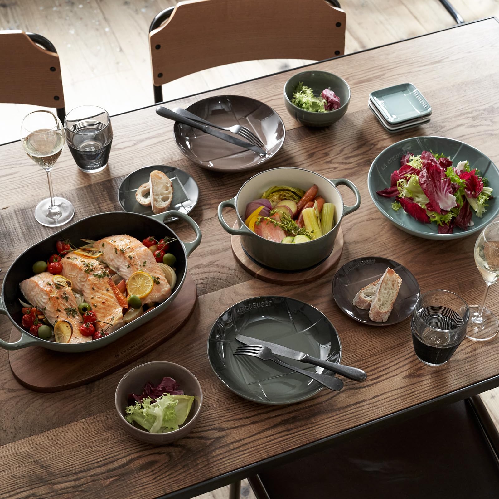 Amazon.co.jp: ル・クルーゼ(Le Creuset) 深皿 メッシュ・ラウンド