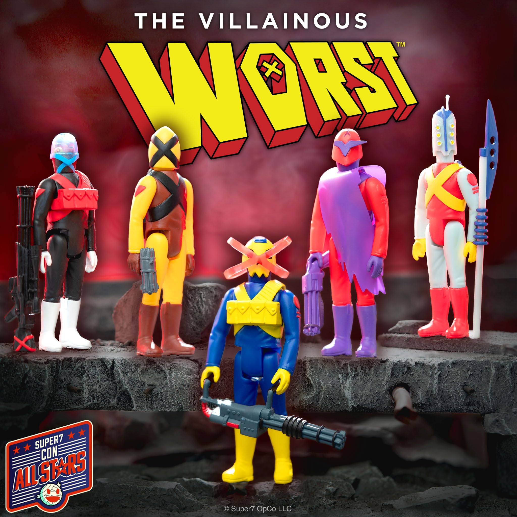 Amazon.com: Super7 The Worst X-4 (The Shadow) Mutant Team - 3.75