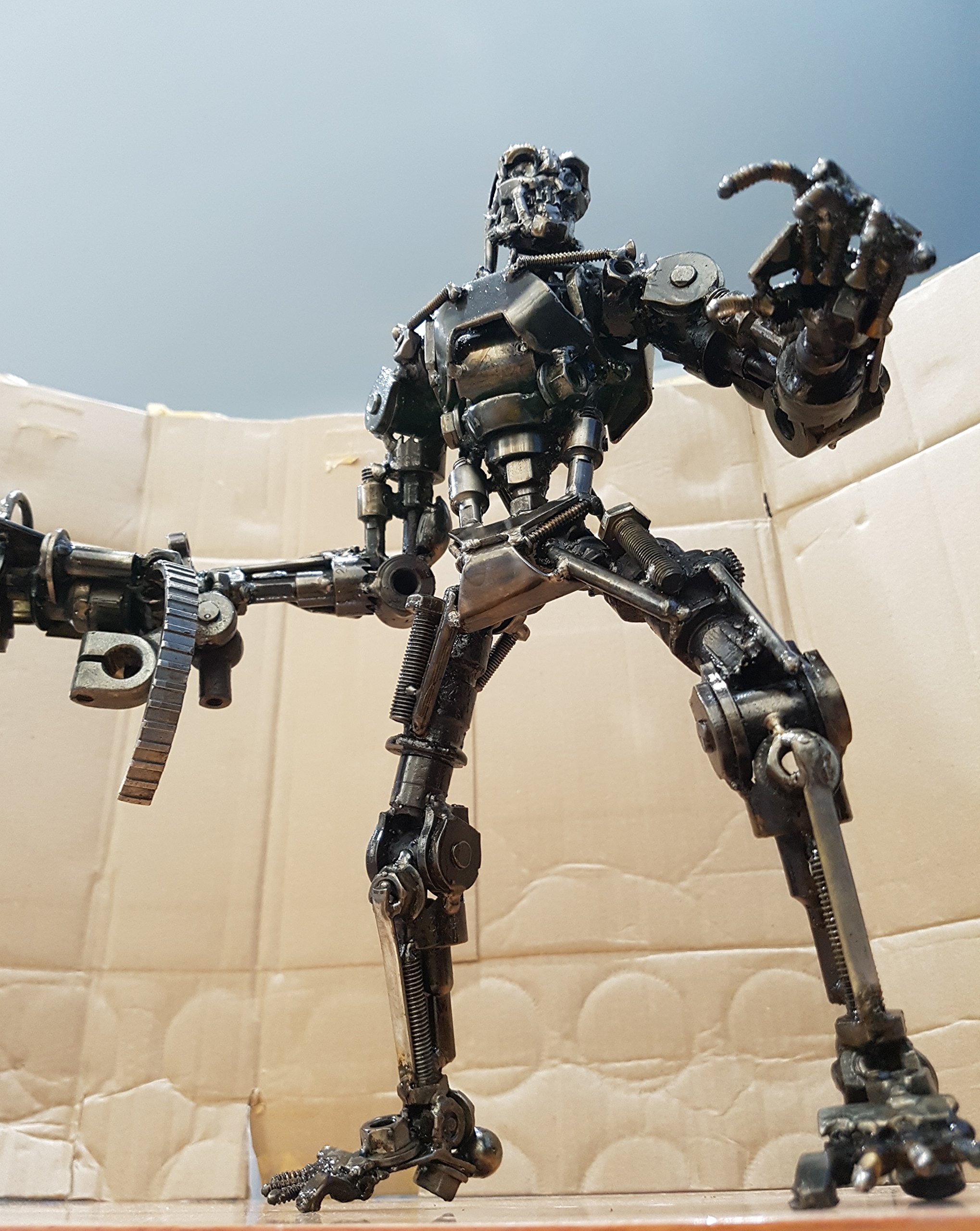 Amazon | Terminator T - 800メタル鉄スクラップ表示3dmodelコンセプト