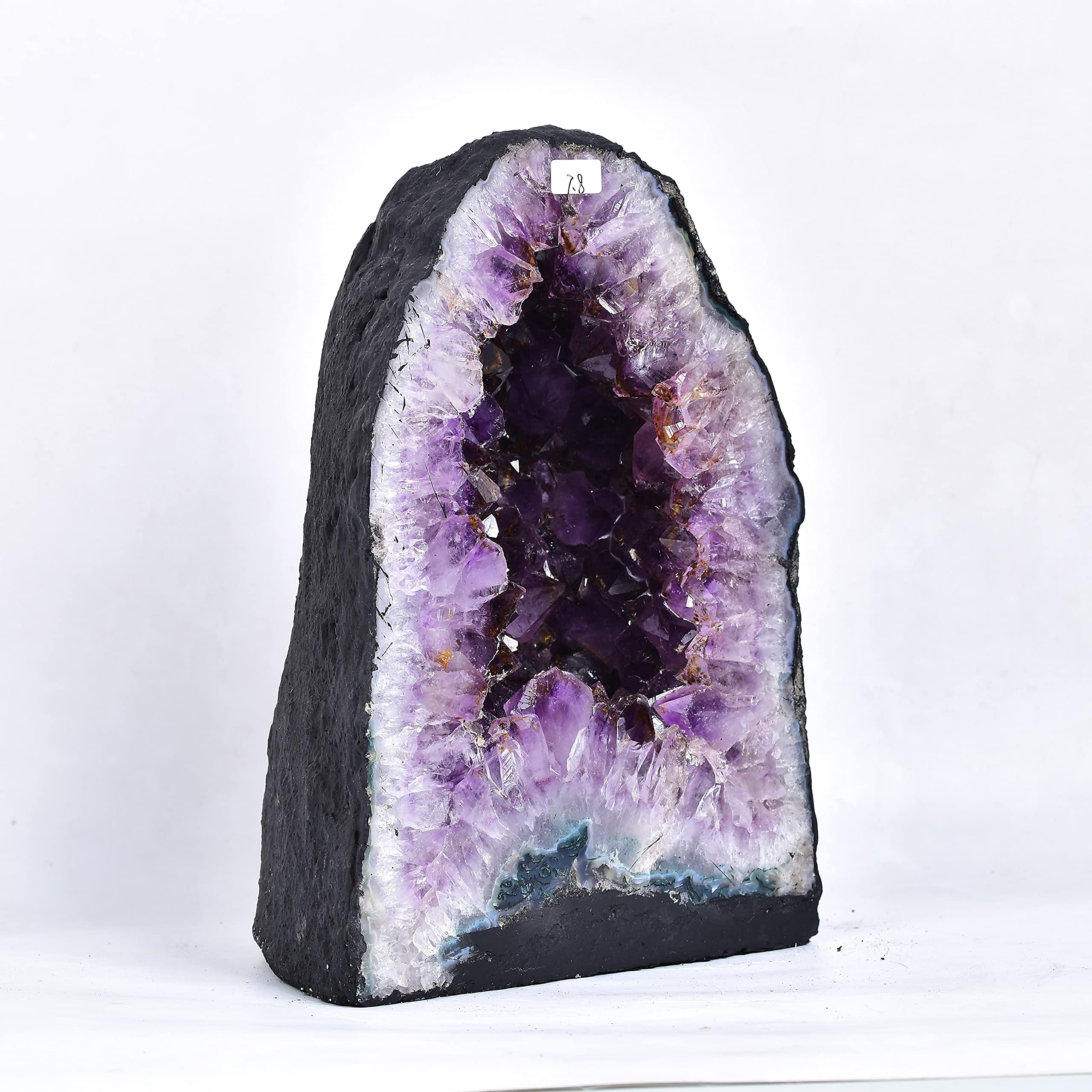 Amazon.co.jp: 自然な アメジストクリスタル ジオード 天然石