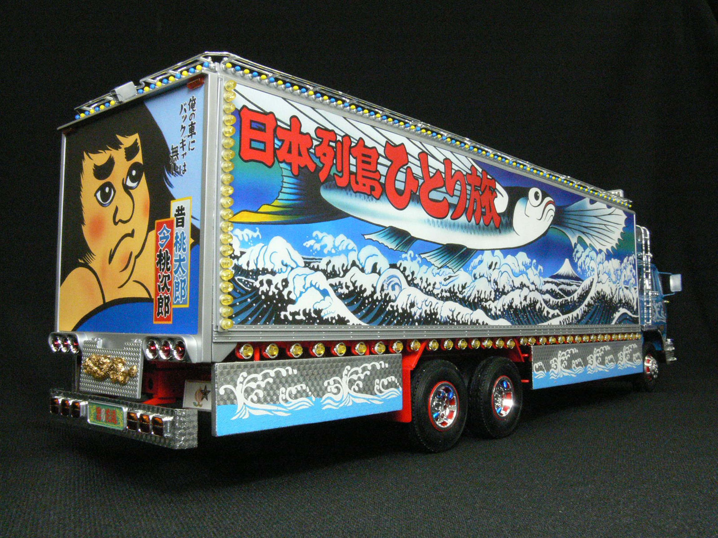 Amazon.co.jp: 青島文化教材社 1/32 トラック野郎 No.02 一番星 熱風