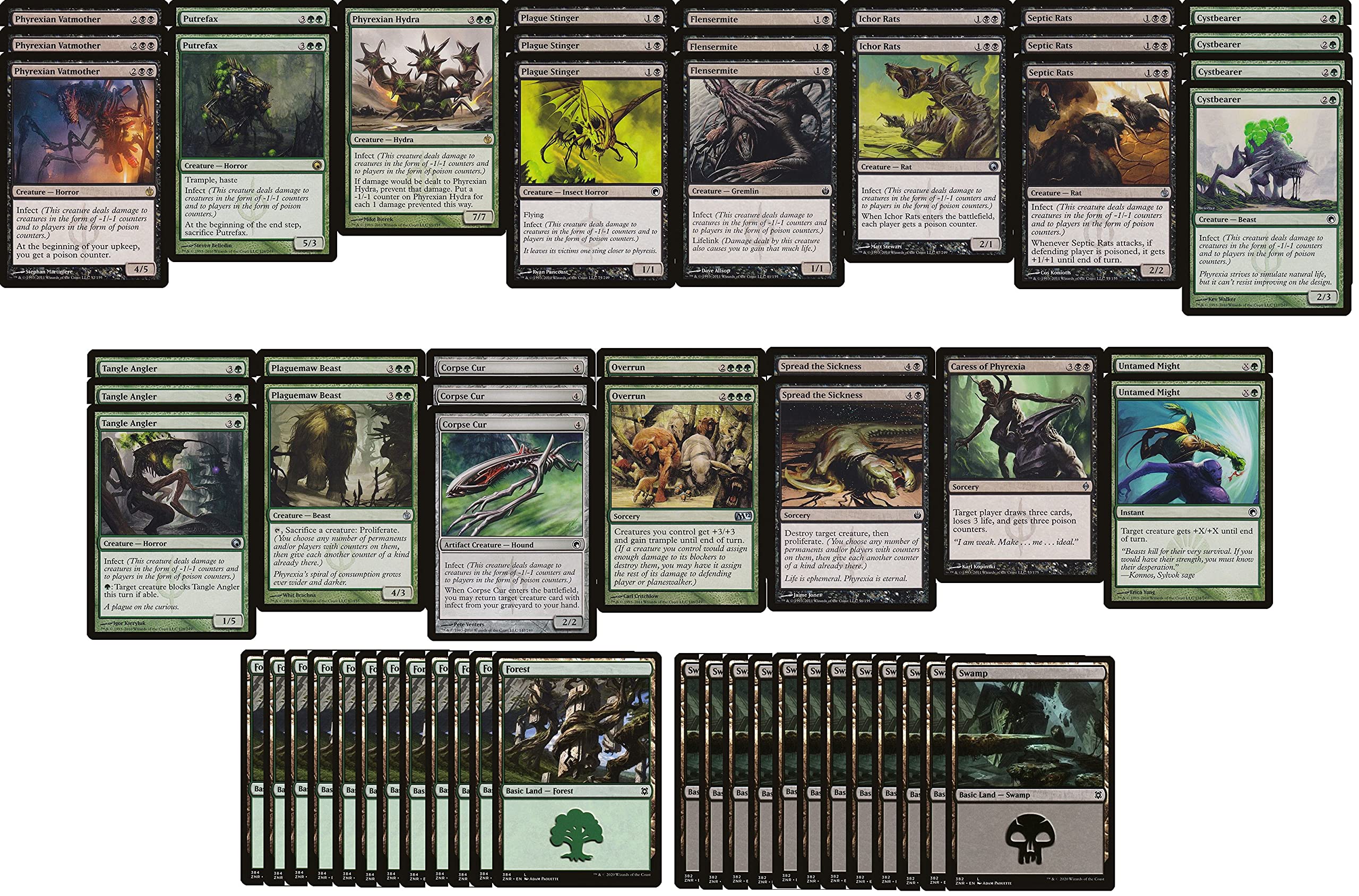 Amazon.co.jp | 黒緑感染デッキ - モダンリーガル - カスタムビルド