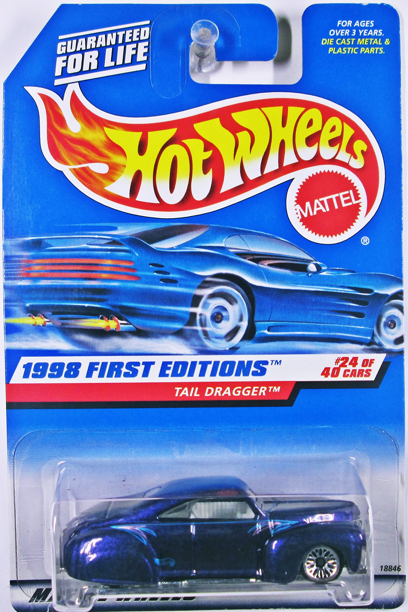 Amazon.com: Hot Wheels - 1998 First Editions - Tail Dragger