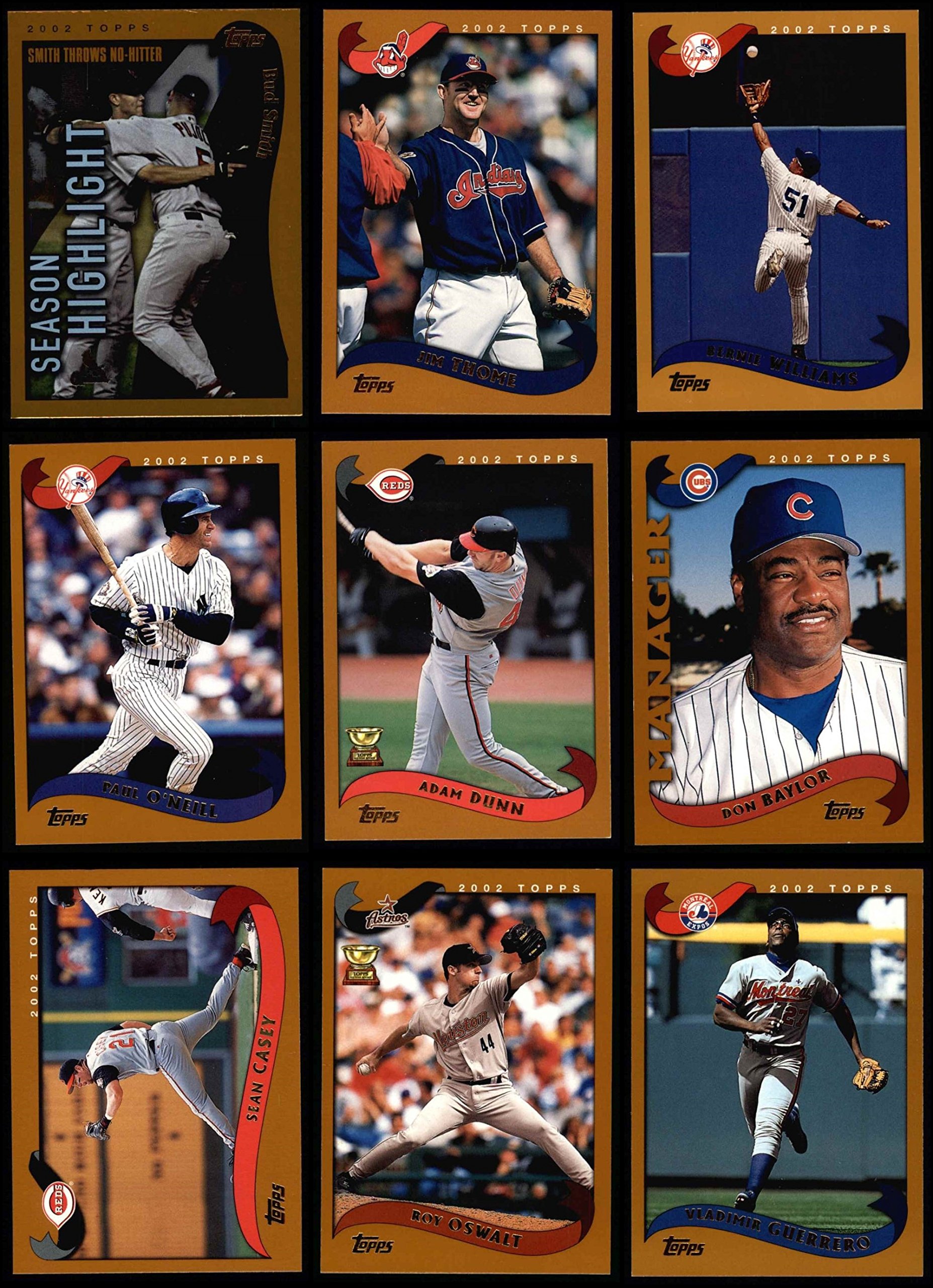 Amazon.com: 2002 Topps Baseball Card Complete Set 719 Cards Nrmt