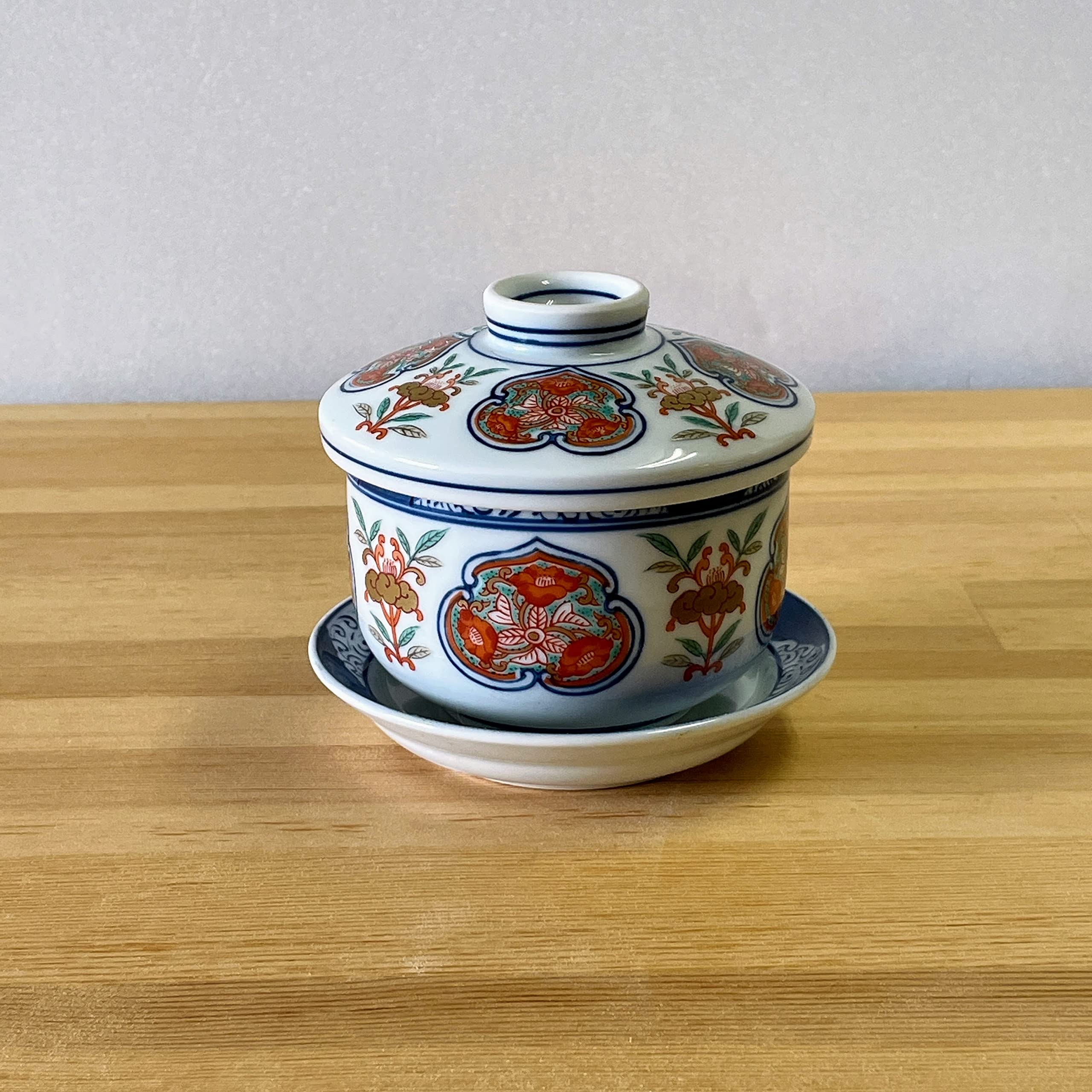 Amazon | 有田焼 錦古伊万里 蒸し碗 茶碗蒸し アウトレット 5個セット